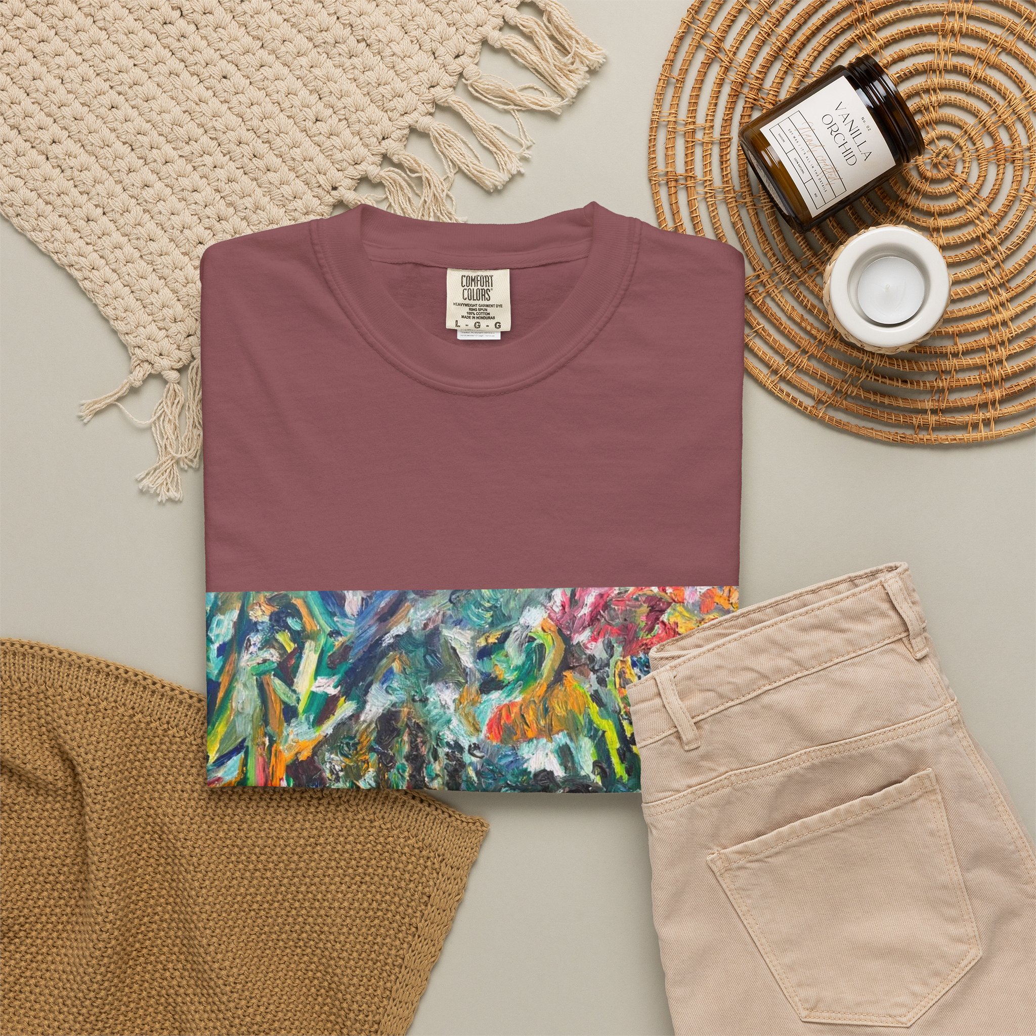 Backyard Simi Valley Art T-Shirt - Image 12