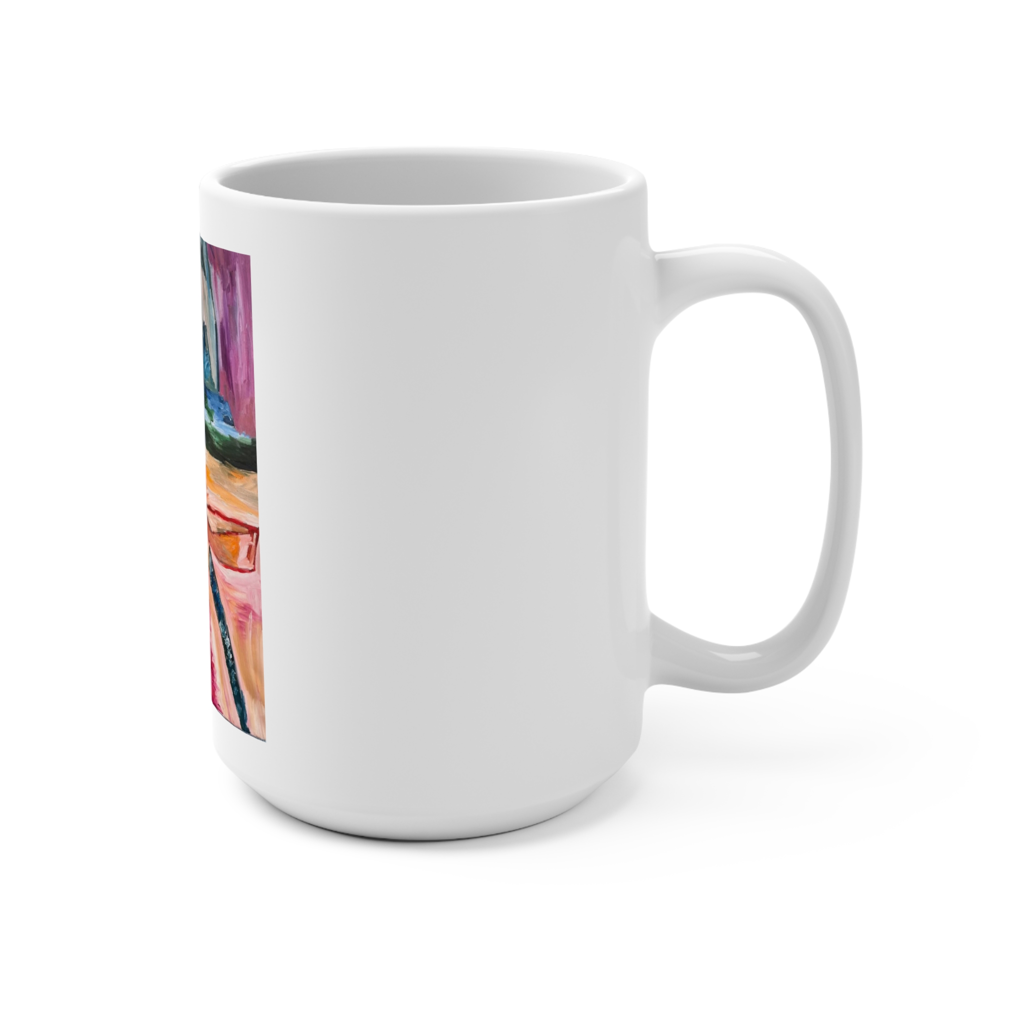 Boat in the Sand Art Coffee Cup - Image 2