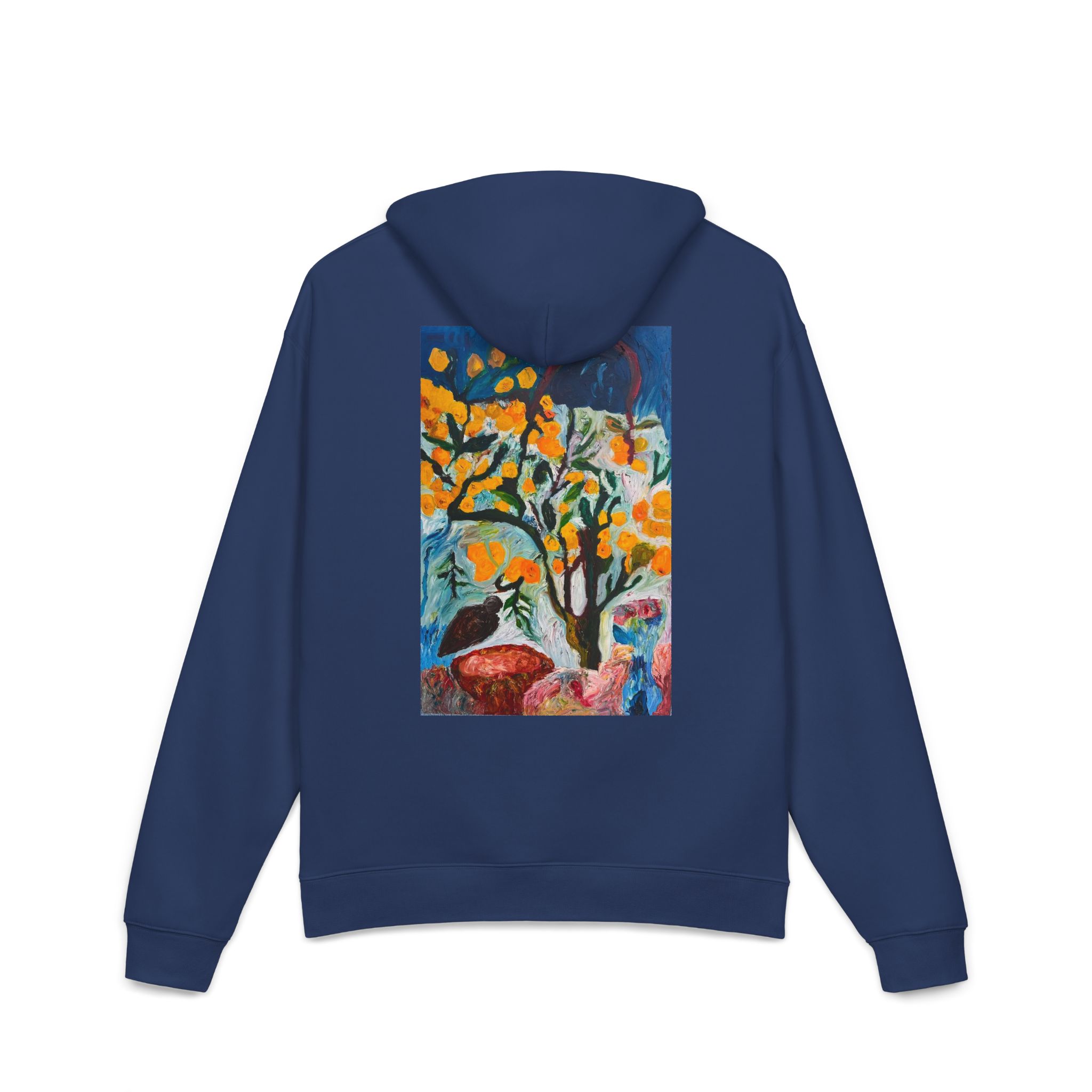Backyard Lemon Tree Art Pullover Hoodie - Image 14