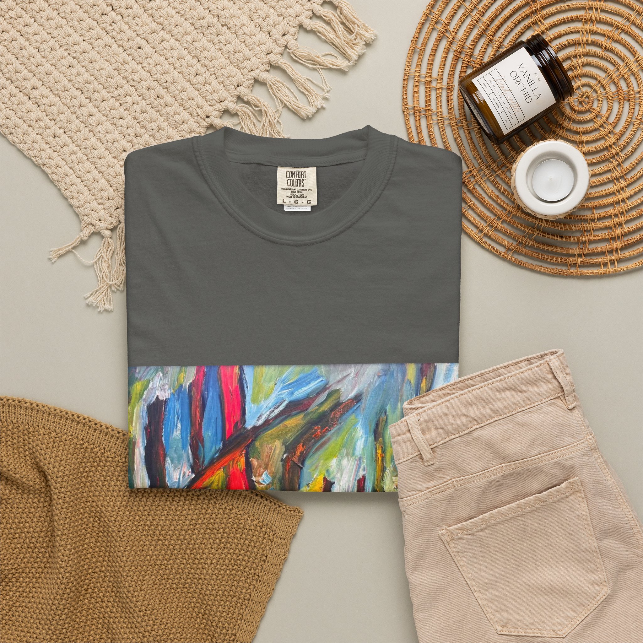 House in the Woods Art T-Shirt - Image 32