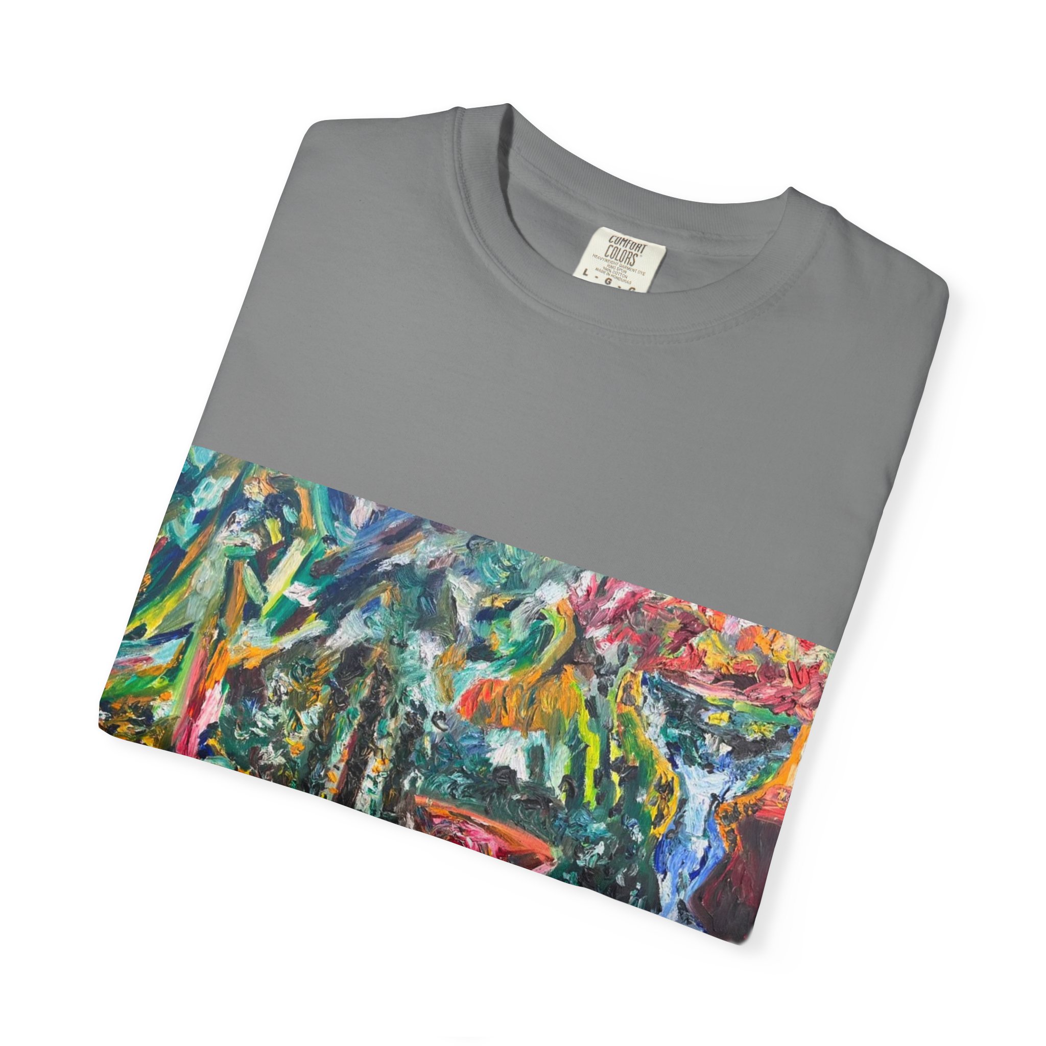 Backyard Simi Valley Art T-Shirt - Image 35