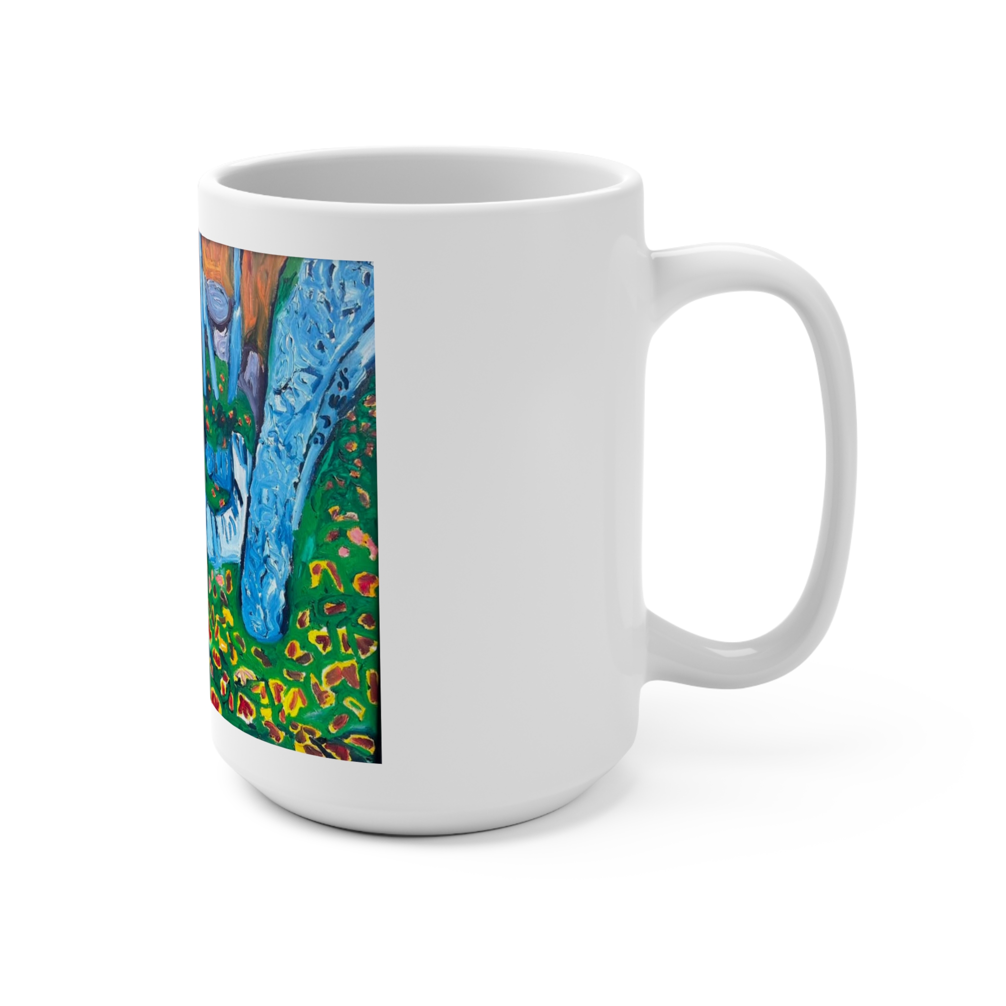 Sequoia National Park Ce n’est pas un pied Art Coffee Cup - Image 2