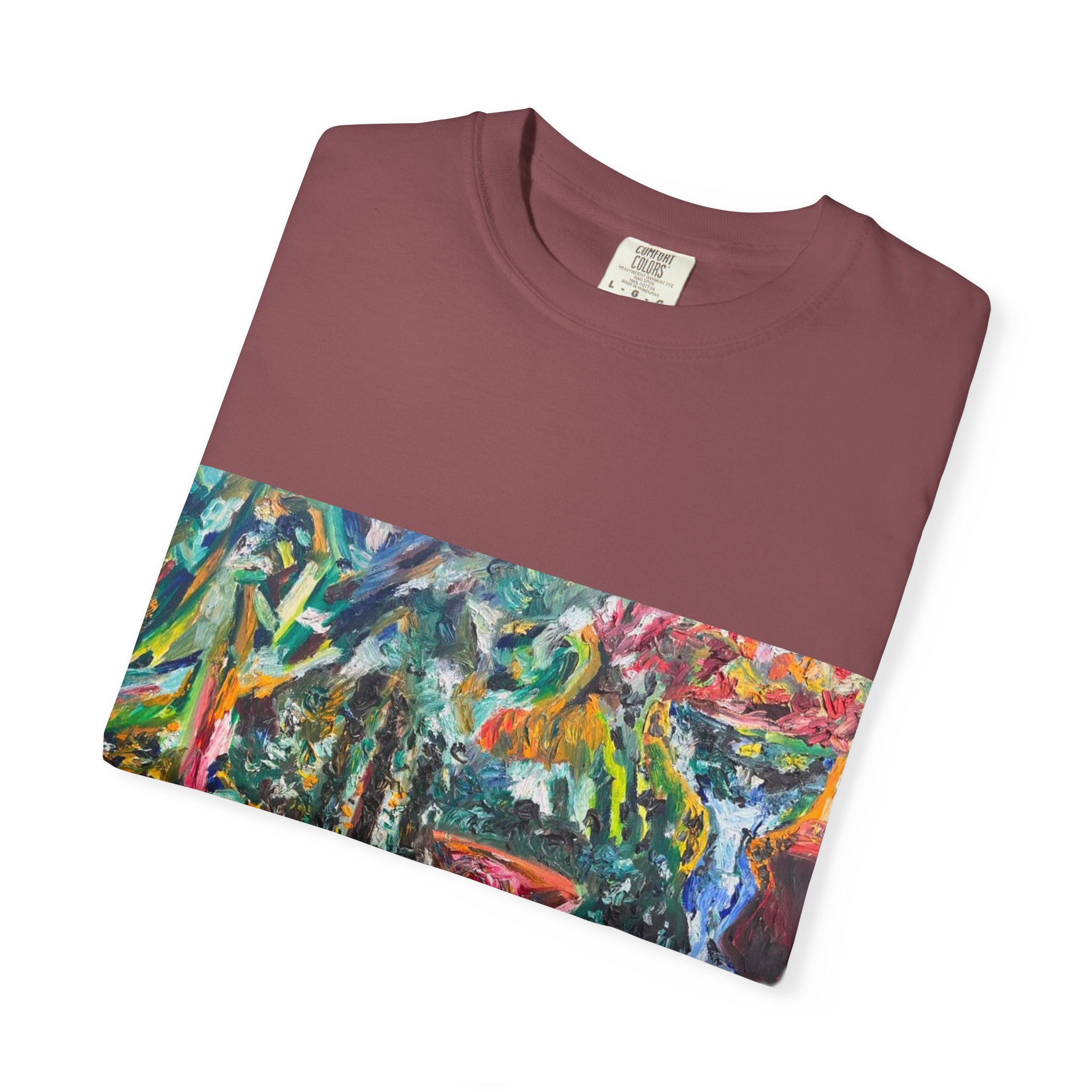 Backyard Simi Valley Art T-Shirt - Image 11