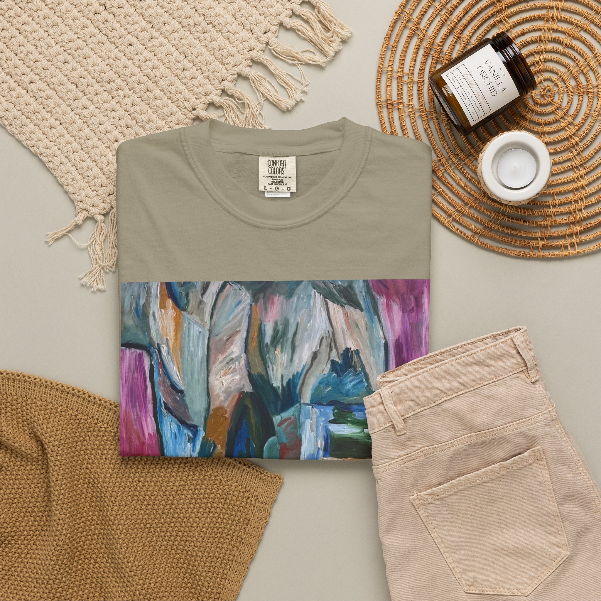 Boat in the Sand Art T-Shirt - Image 28