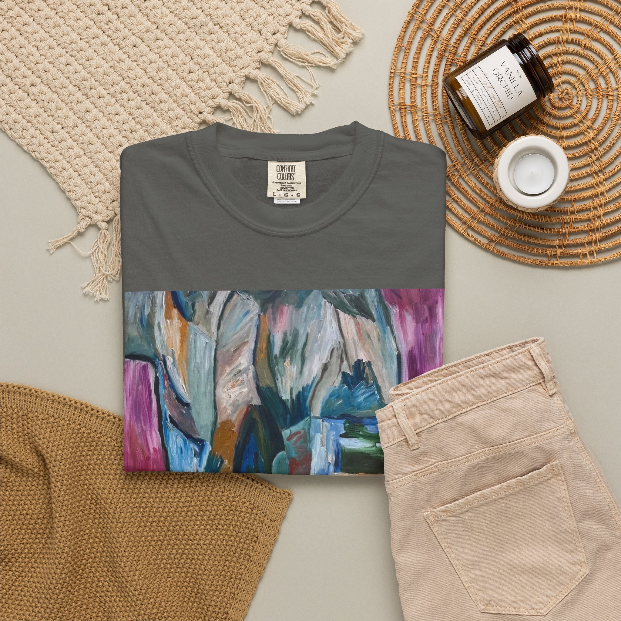 Boat in the Sand Art T-Shirt - Image 32