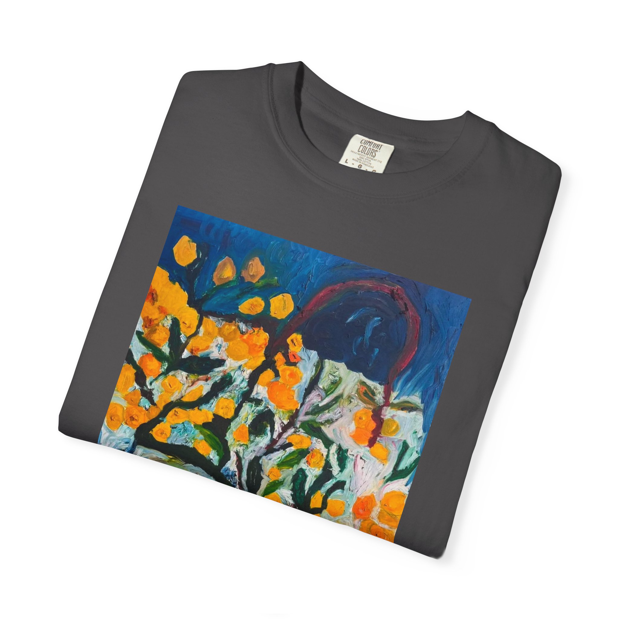 Backyard Lemon Tree Art T-Shirt - Image 47