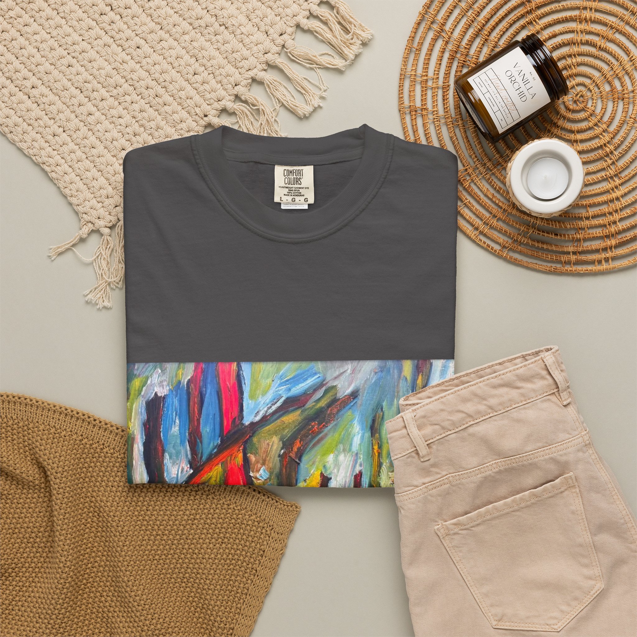 House in the Woods Art T-Shirt - Image 48