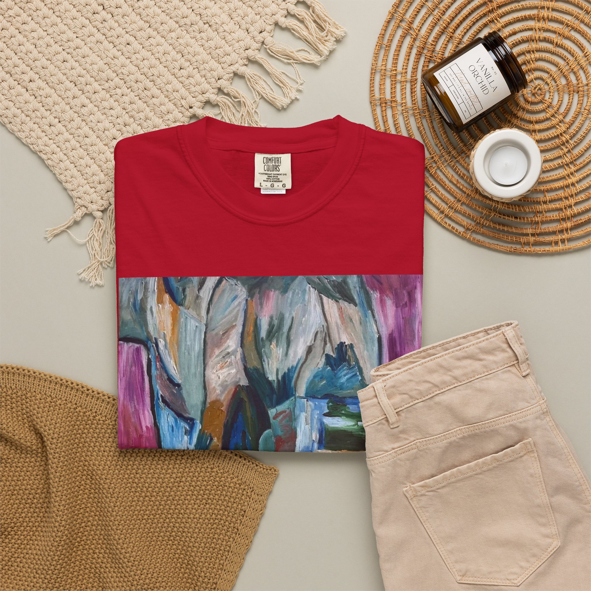 Boat in the Sand Art T-Shirt - Image 60