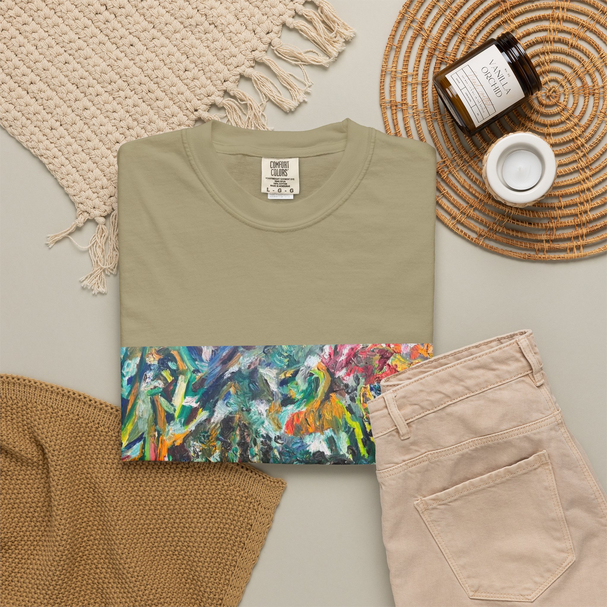 Backyard Simi Valley Art T-Shirt - Image 20