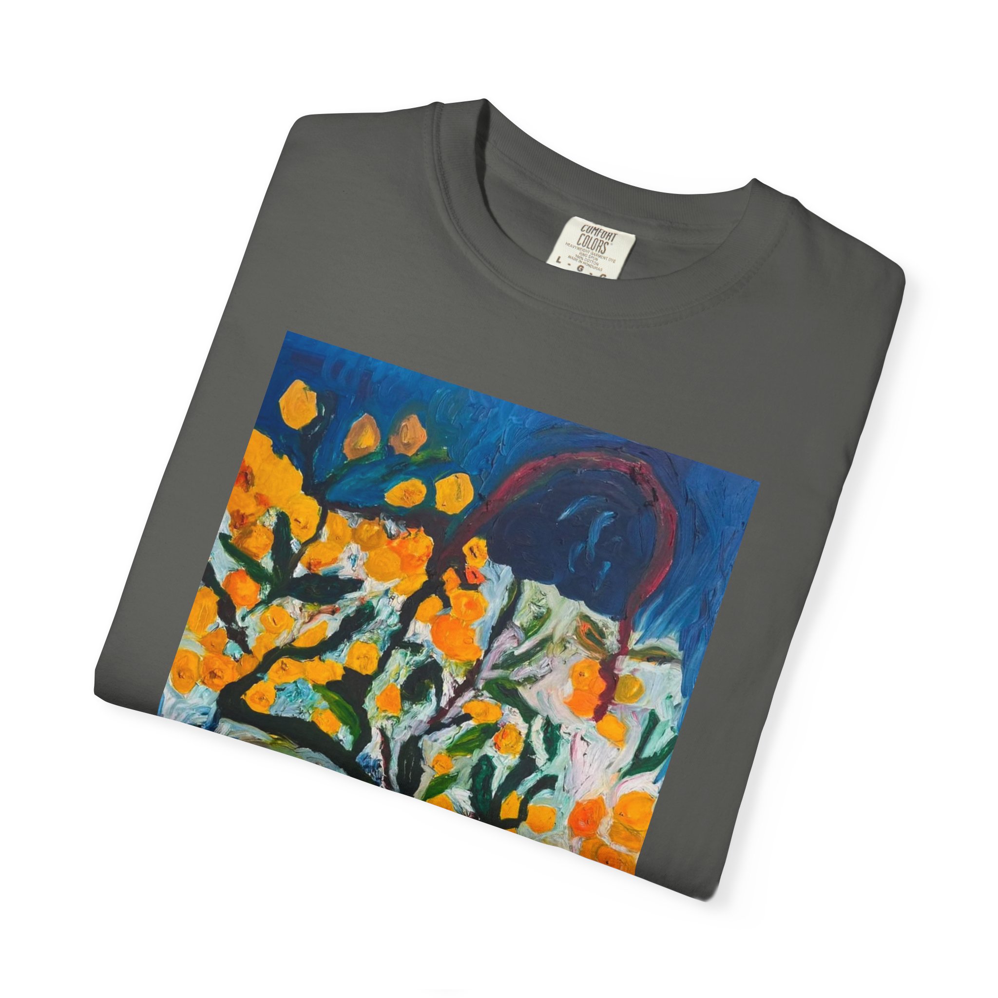 Backyard Lemon Tree Art T-Shirt - Image 31
