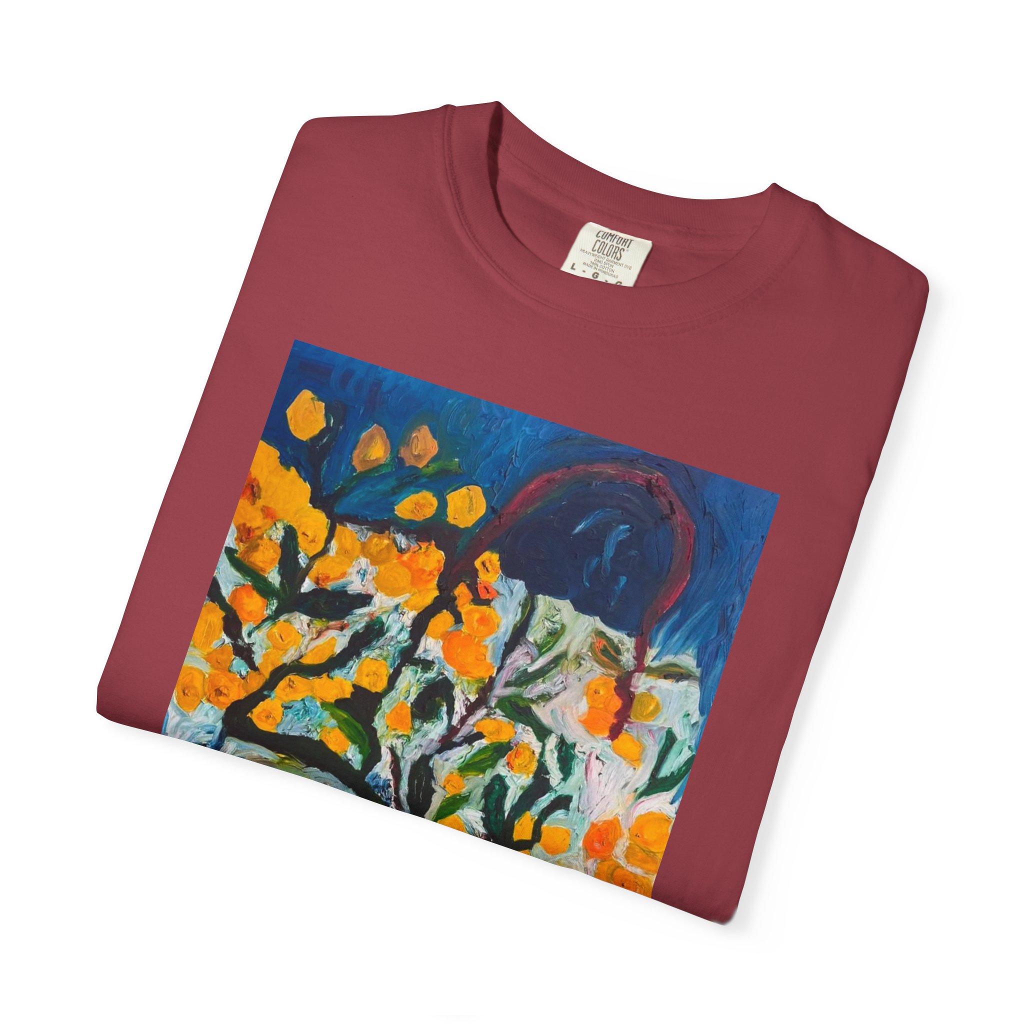 Backyard Lemon Tree Art T-Shirt - Image 55