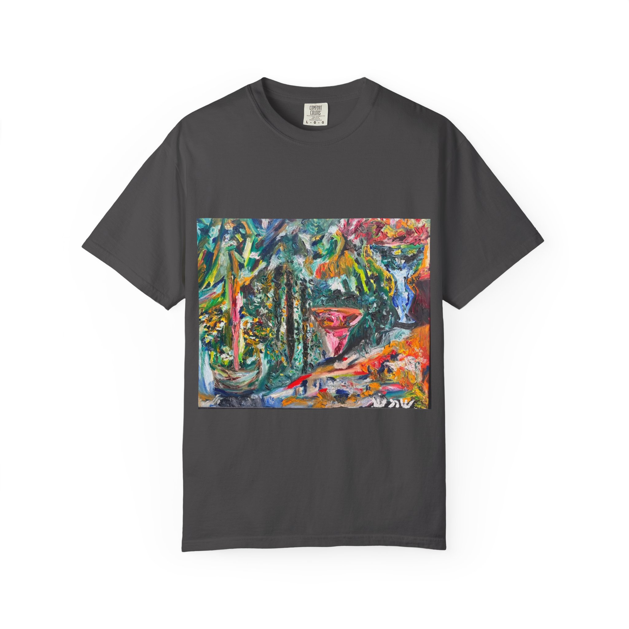 Backyard Simi Valley Art T-Shirt - Image 45