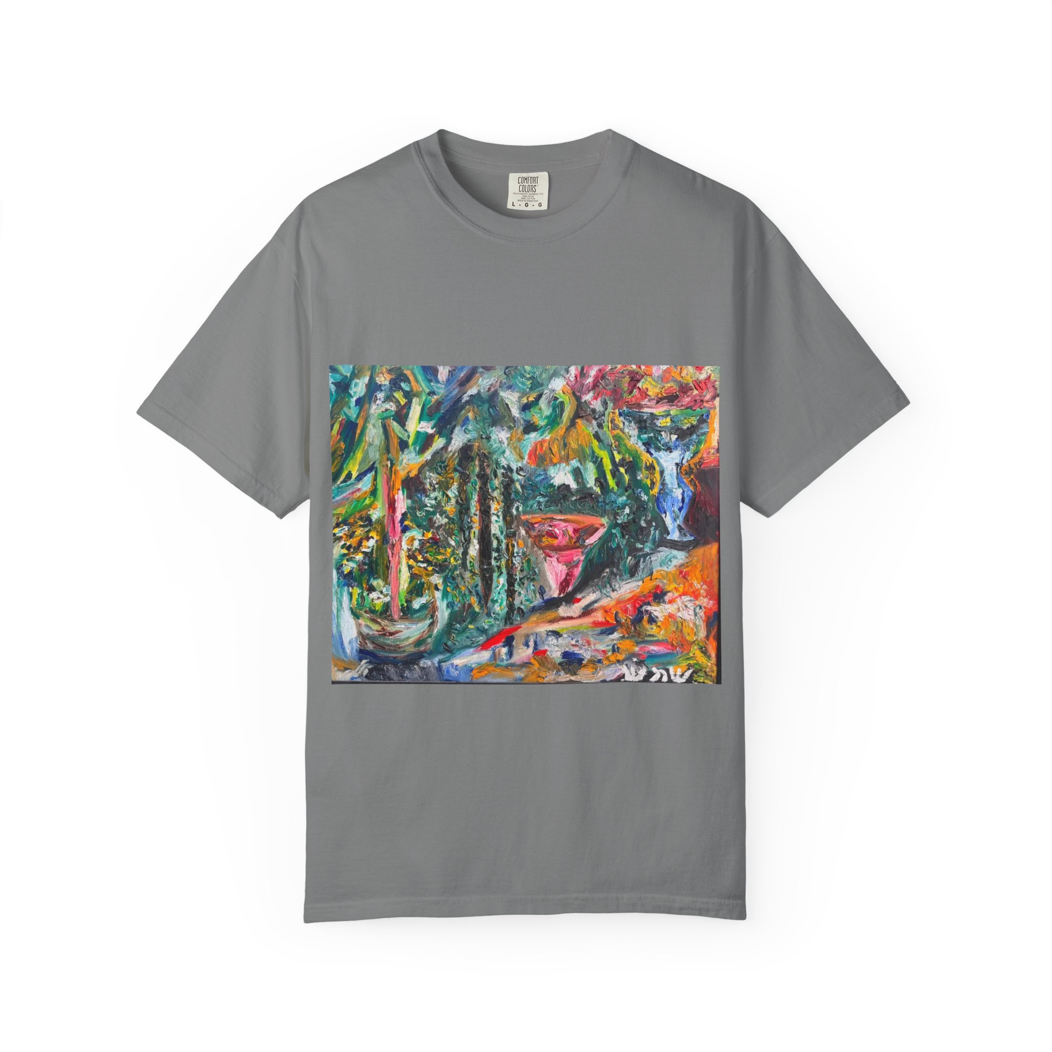 Backyard Simi Valley Art T-Shirt - Image 33