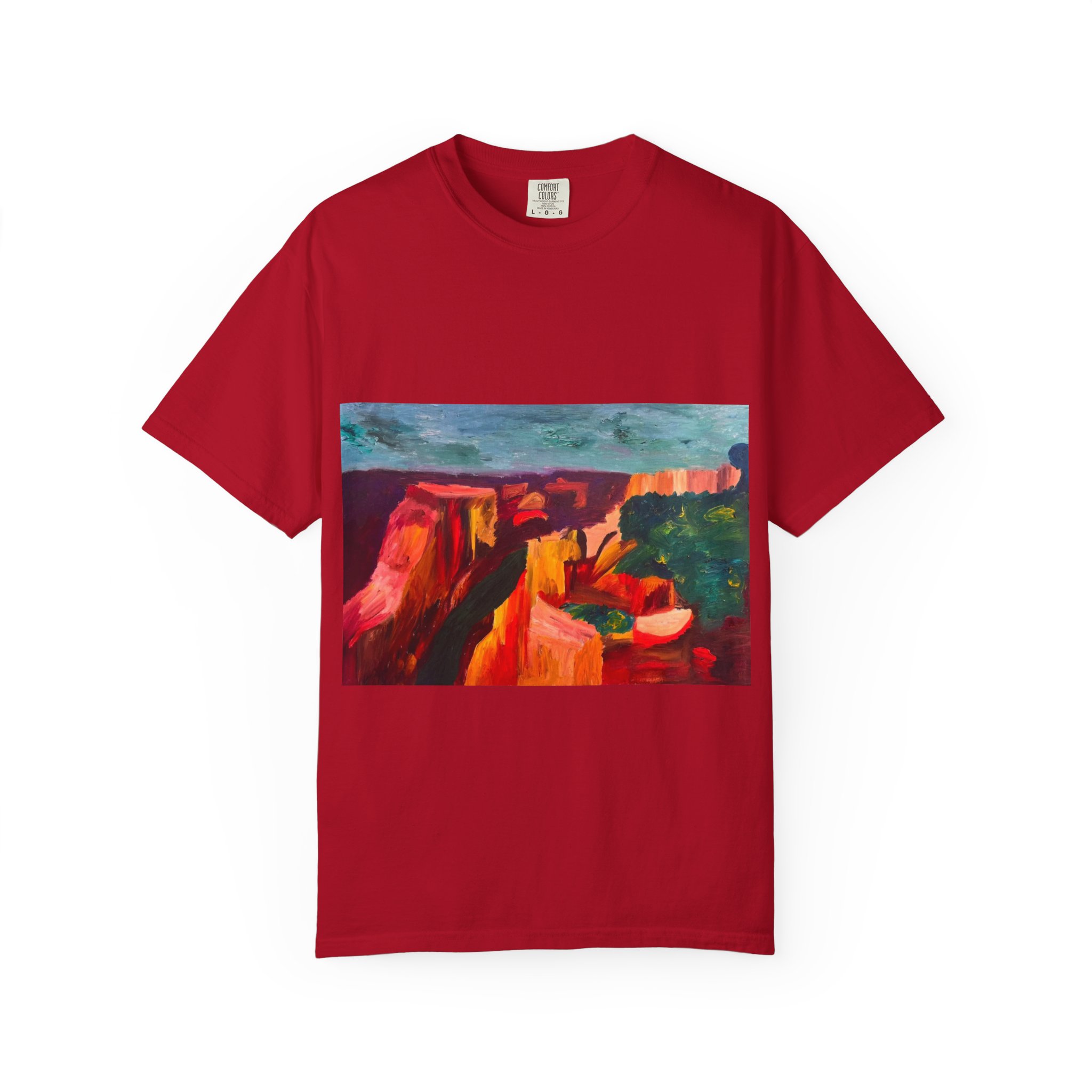 Grand Canyon Vishnu Schist Art T-Shirt - Image 57