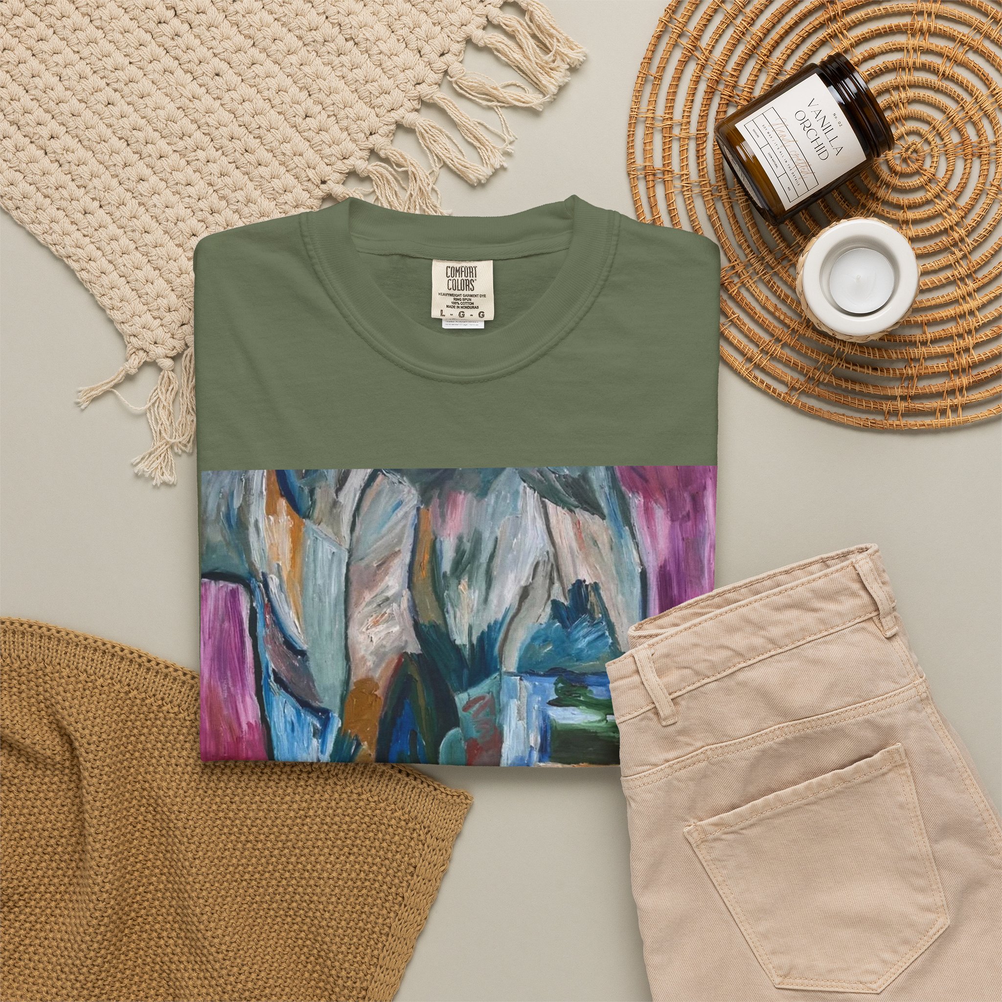 Boat in the Sand Art T-Shirt - Image 40