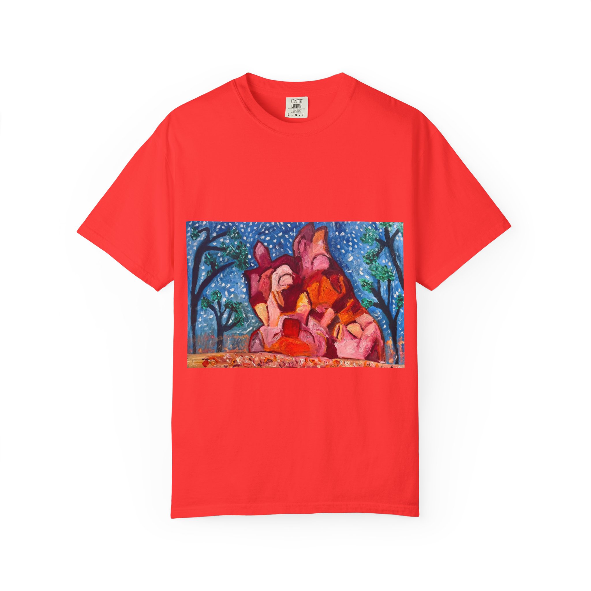 Love Mountain Joshua Tree National Park Art T-Shirt - Image 5