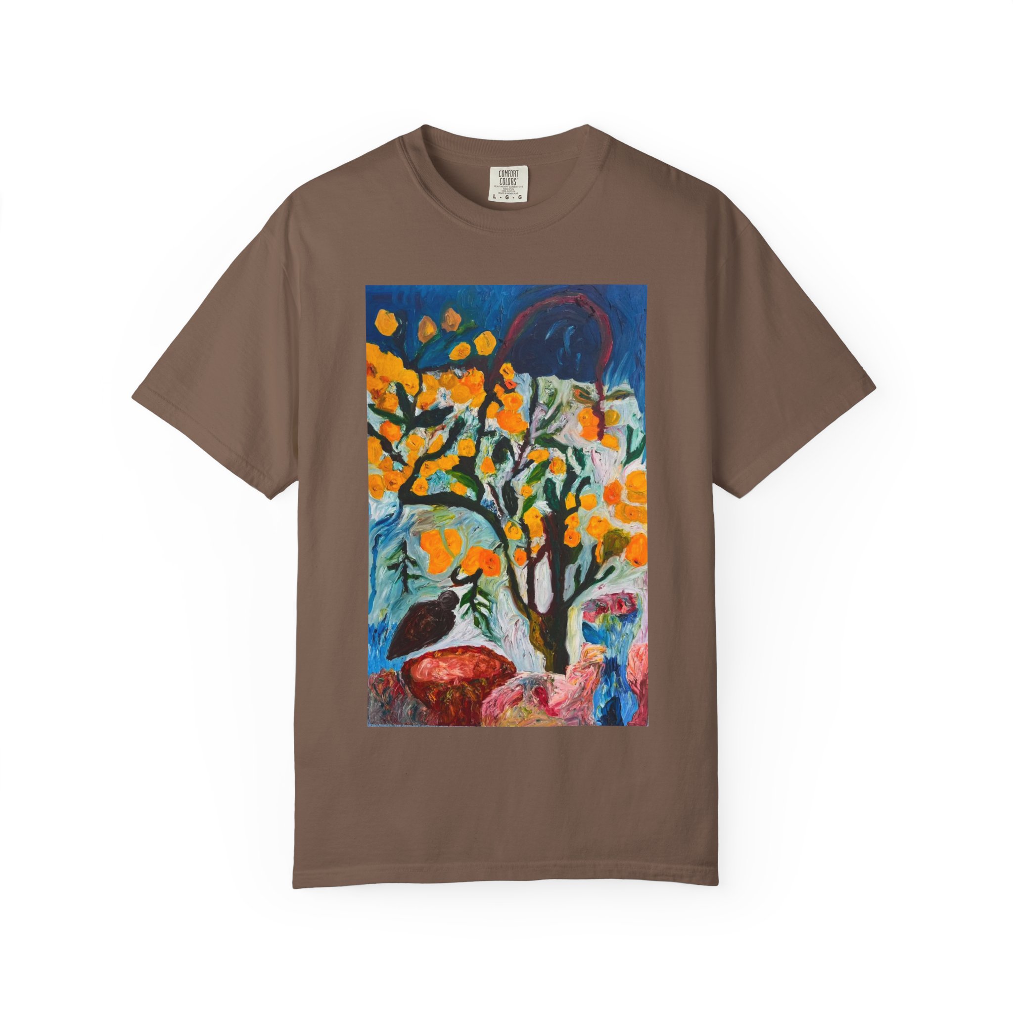Backyard Lemon Tree Art T-Shirt - Image 21