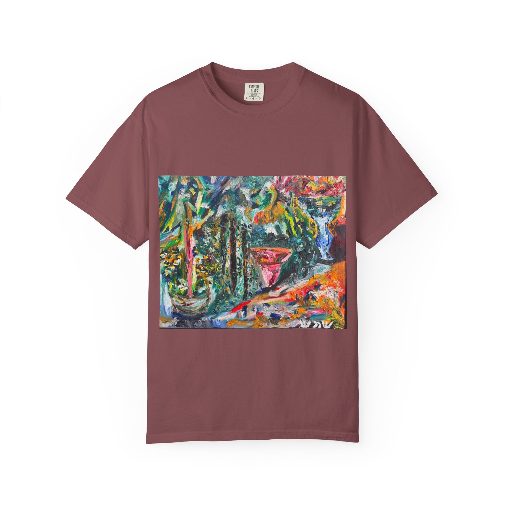 Backyard Simi Valley Art T-Shirt - Image 9