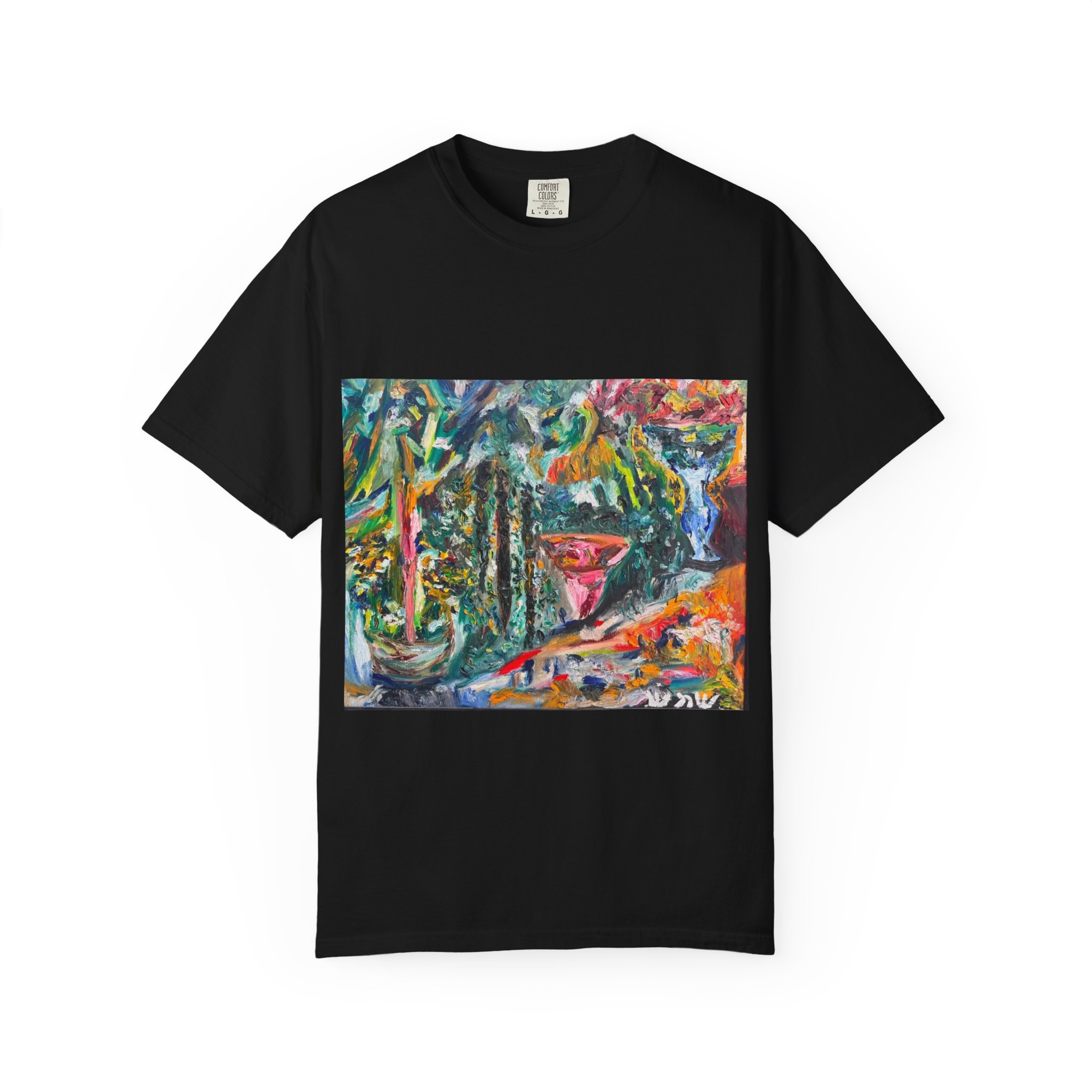 Backyard Simi Valley Art T-Shirt - Image 49