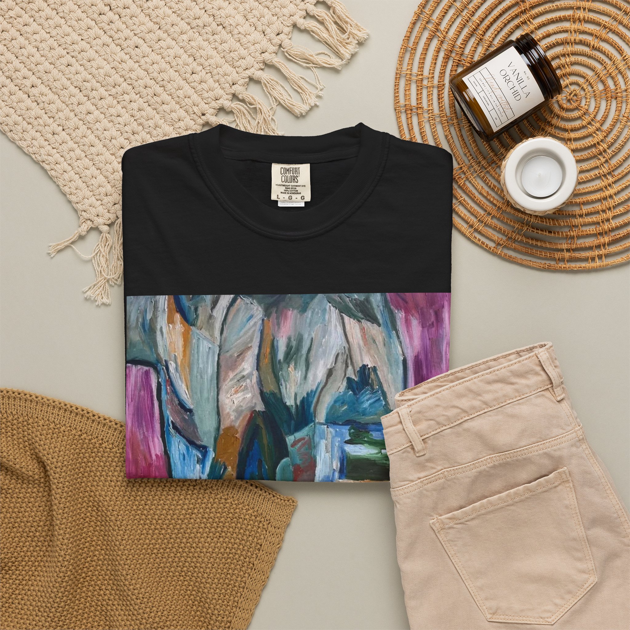 Boat in the Sand Art T-Shirt - Image 52