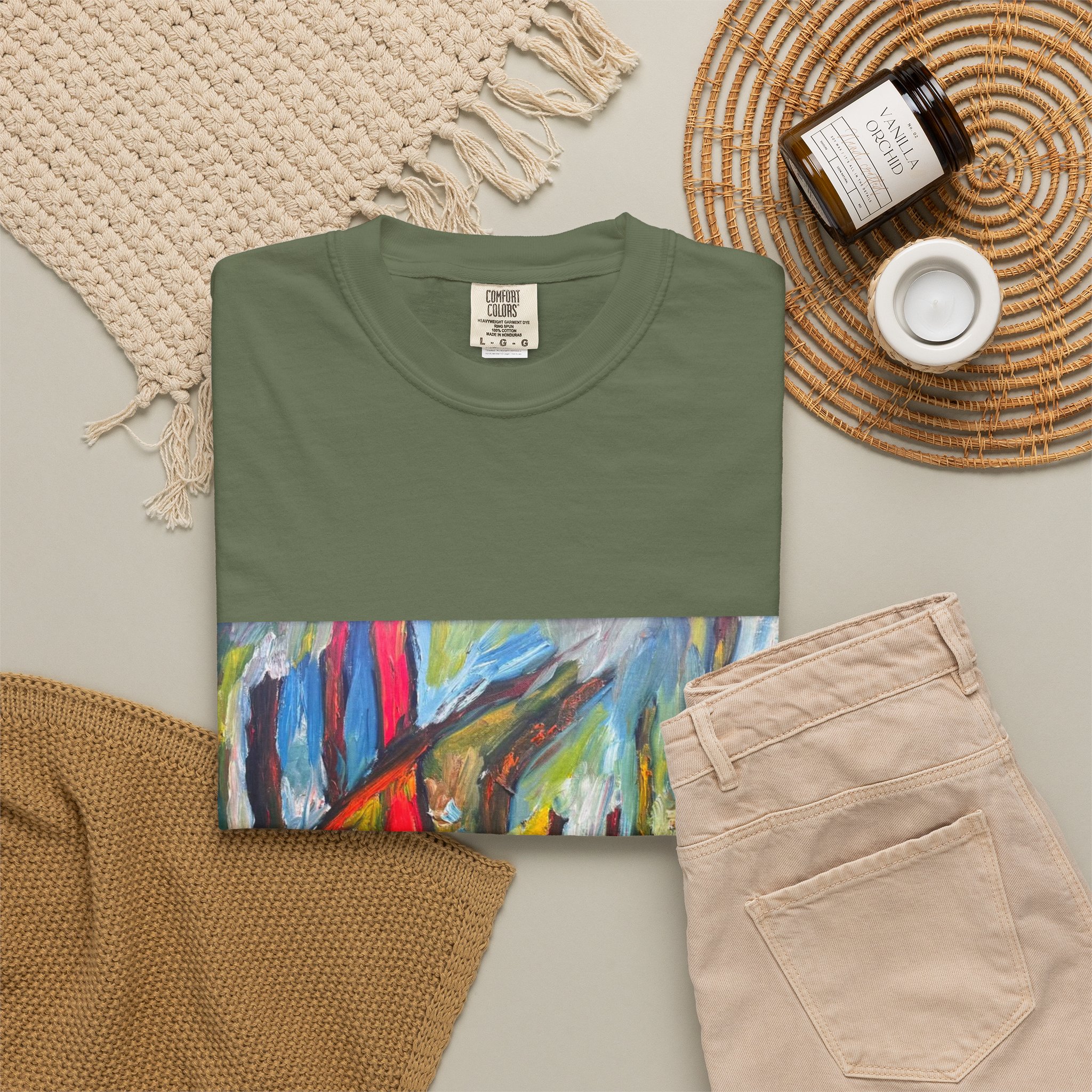 House in the Woods Art T-Shirt - Image 40