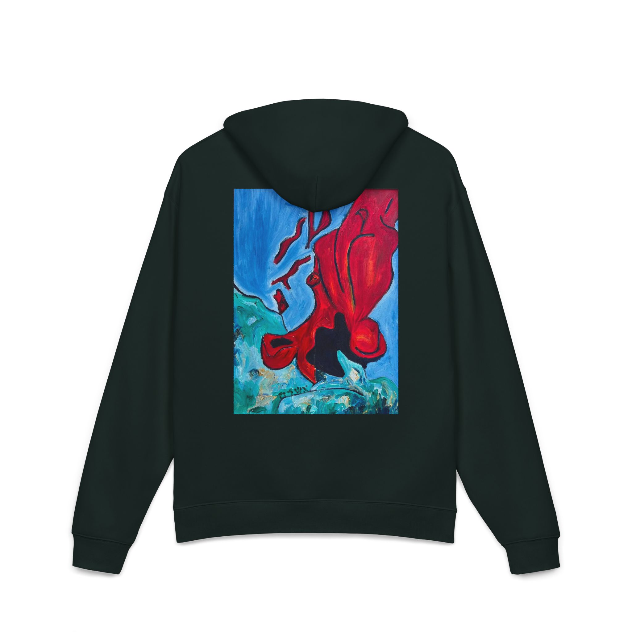 Limber Pine Tree Art Pullover Hoodie - Image 10
