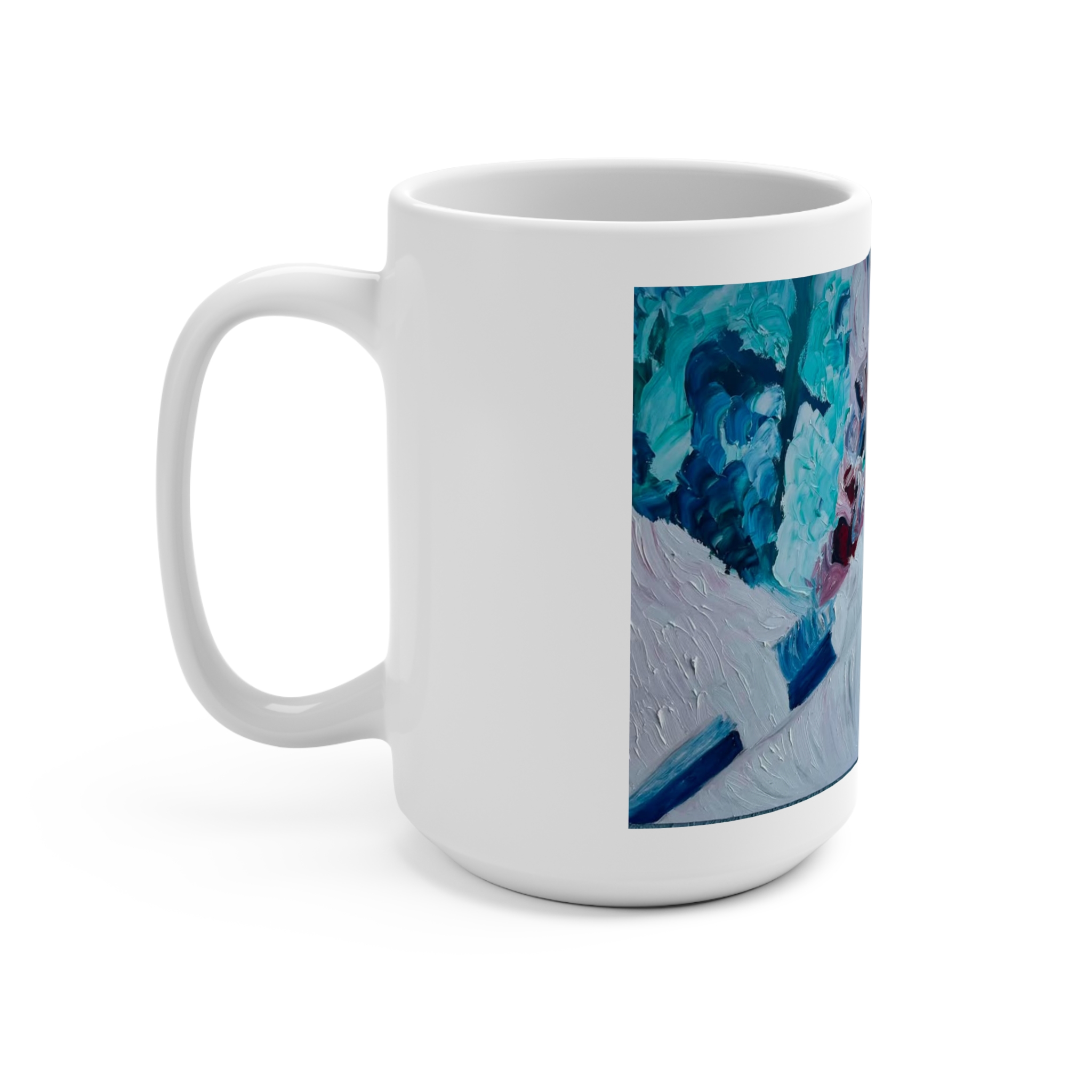 Pareidolia Avalanche Art Coffee Cup - Image 3