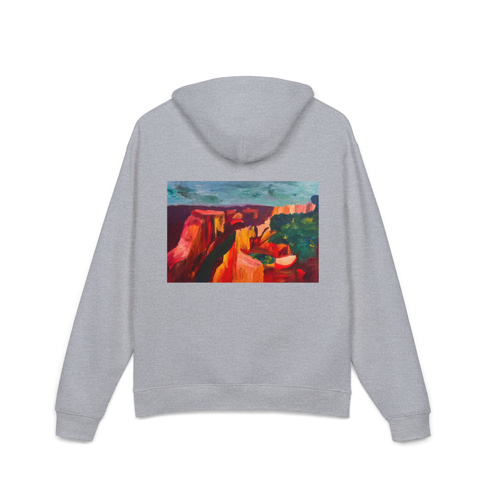 Grand Canyon Vishnu Schist Art Pullover Hoodie - Image 6