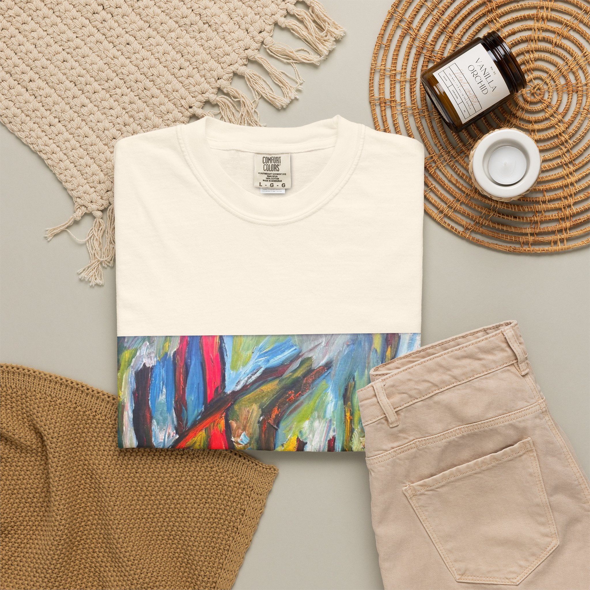 House in the Woods Art T-Shirt - Image 16