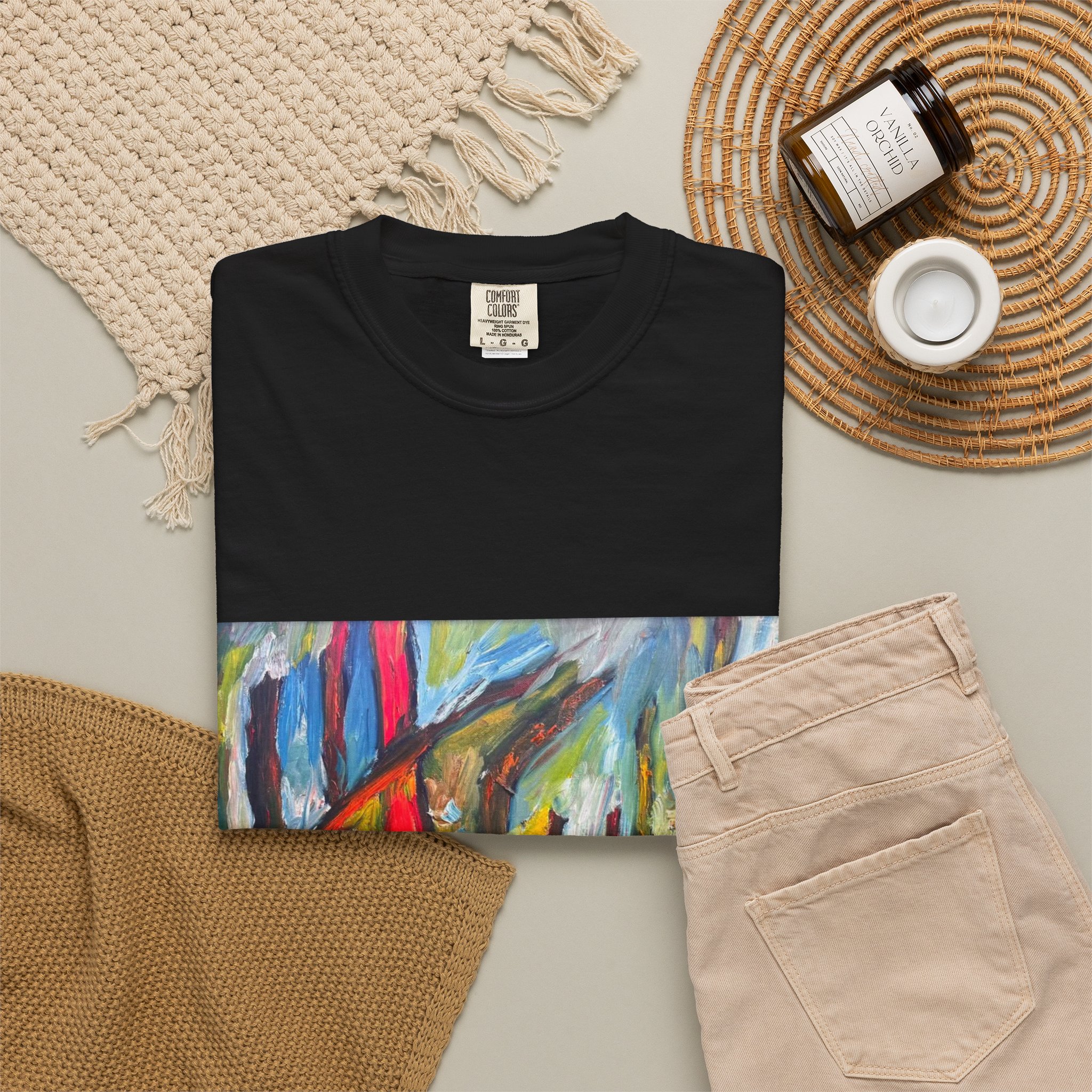 House in the Woods Art T-Shirt - Image 52