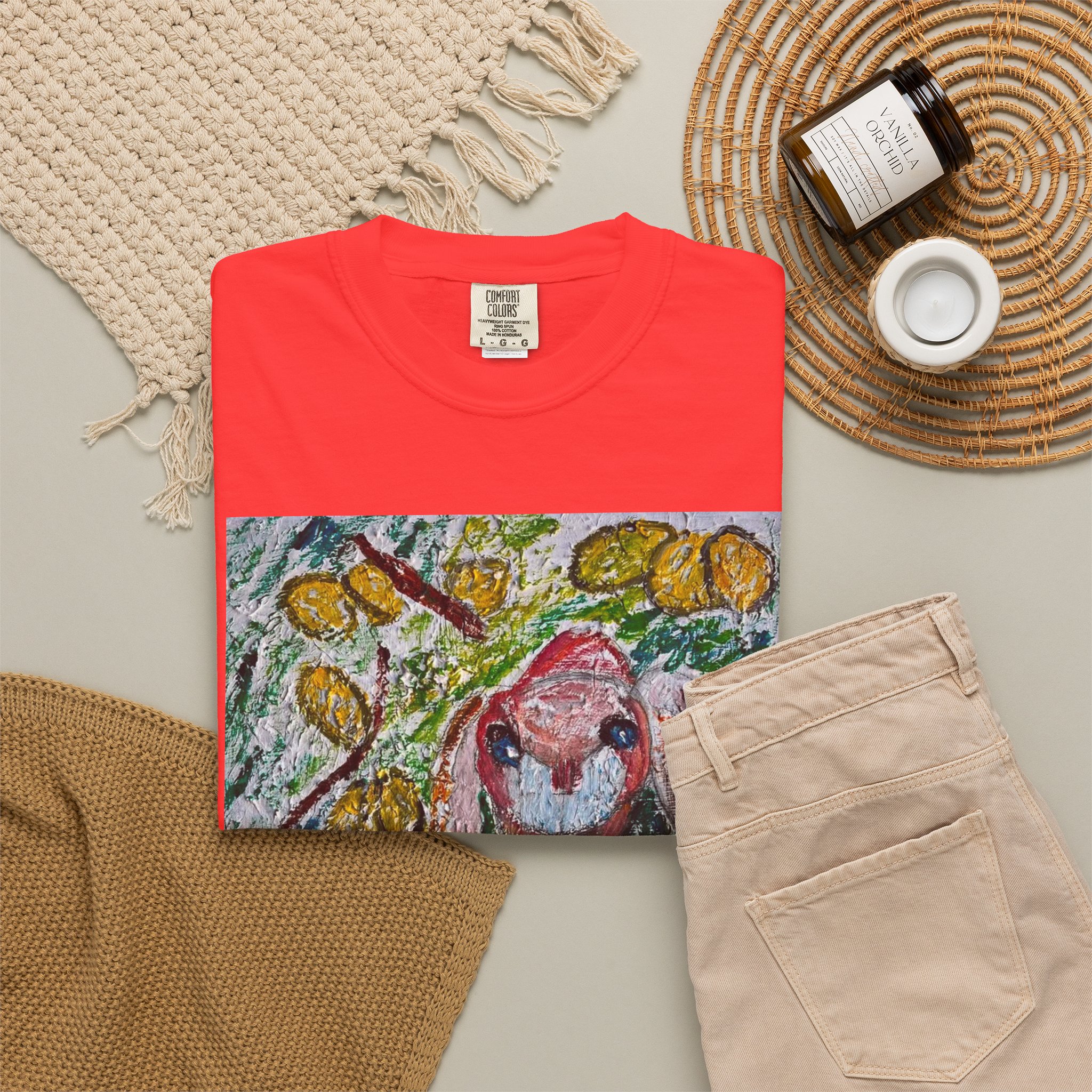Flopsy Honey and the Red Skirt Art T-Shirt - Image 8
