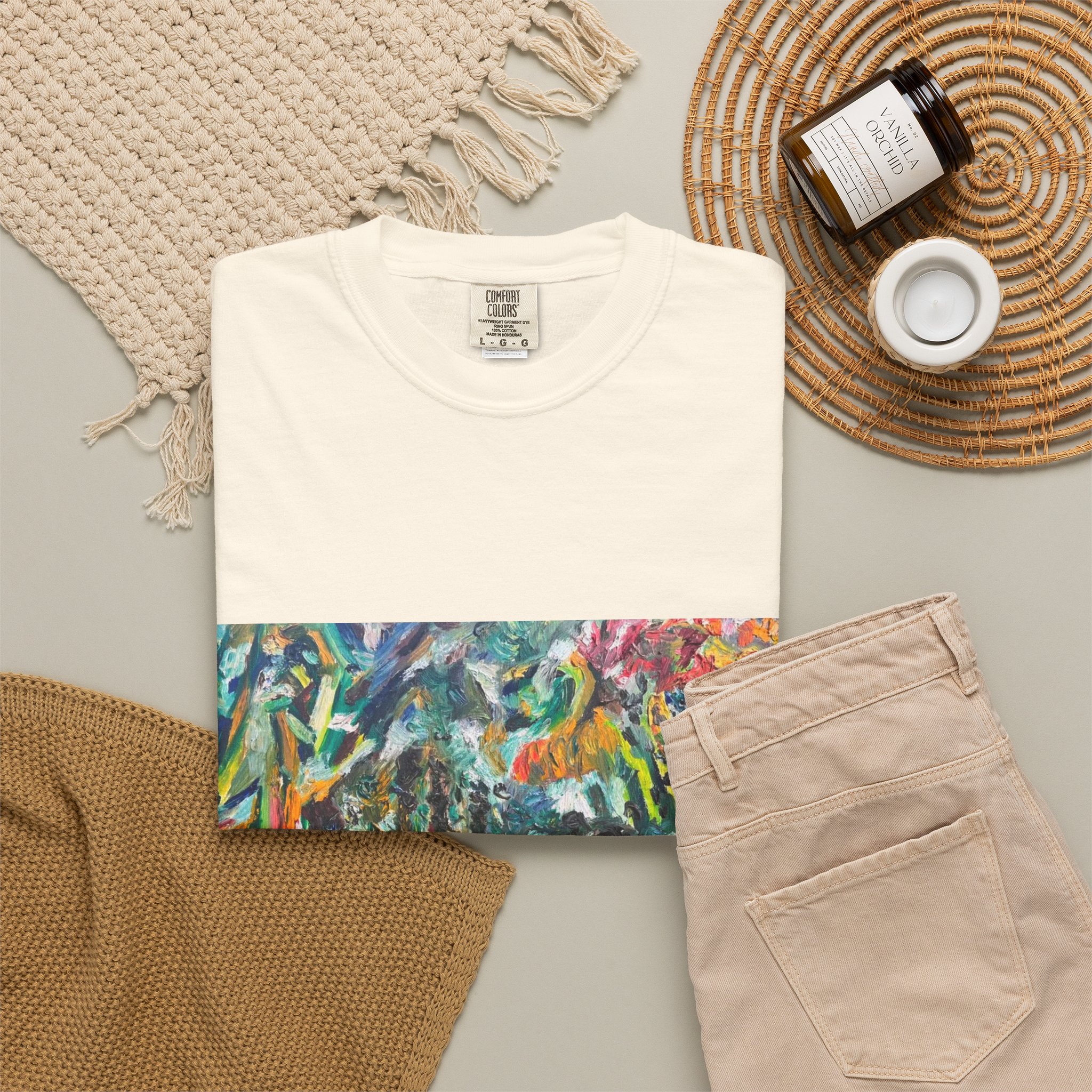 Backyard Simi Valley Art T-Shirt - Image 16