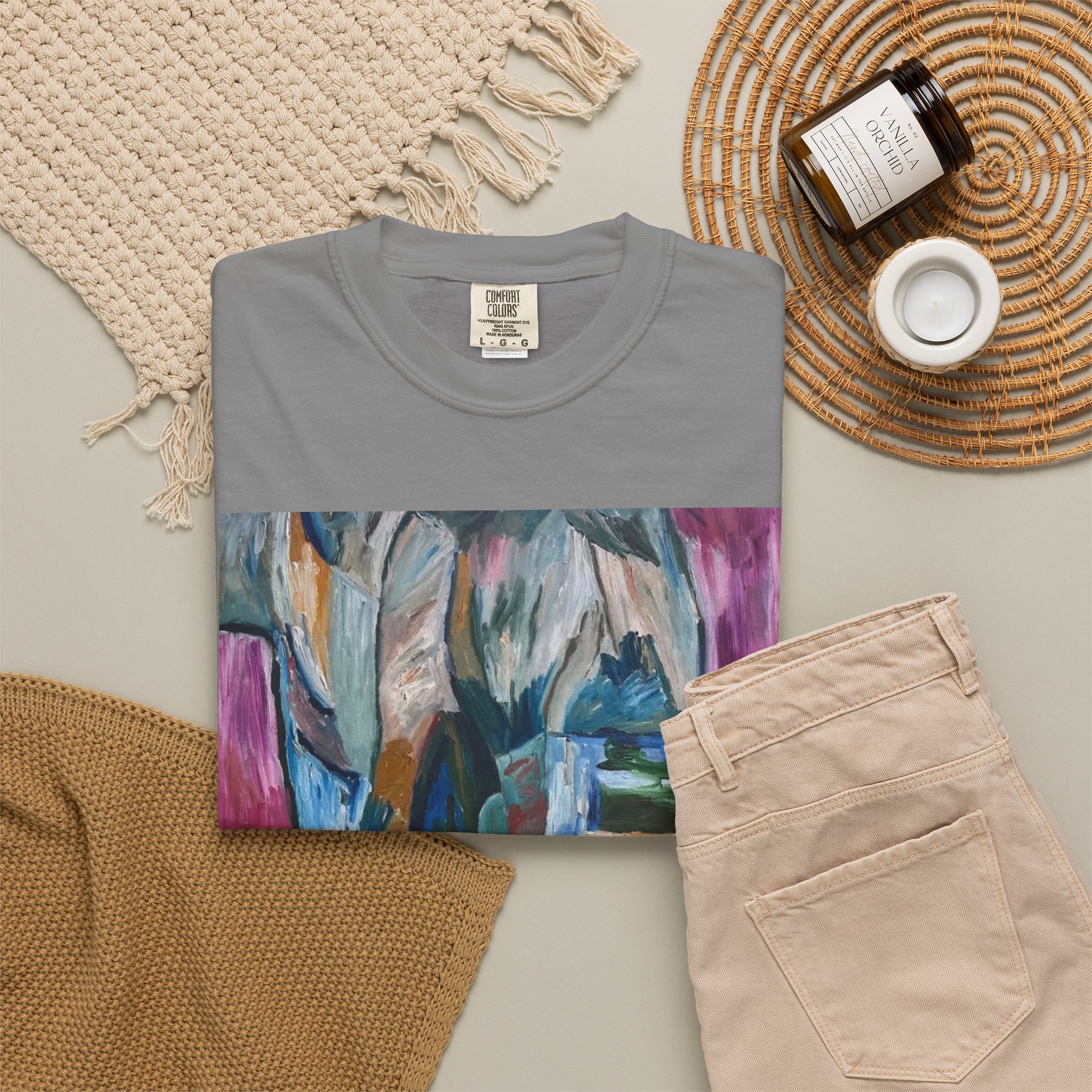 Boat in the Sand Art T-Shirt - Image 36