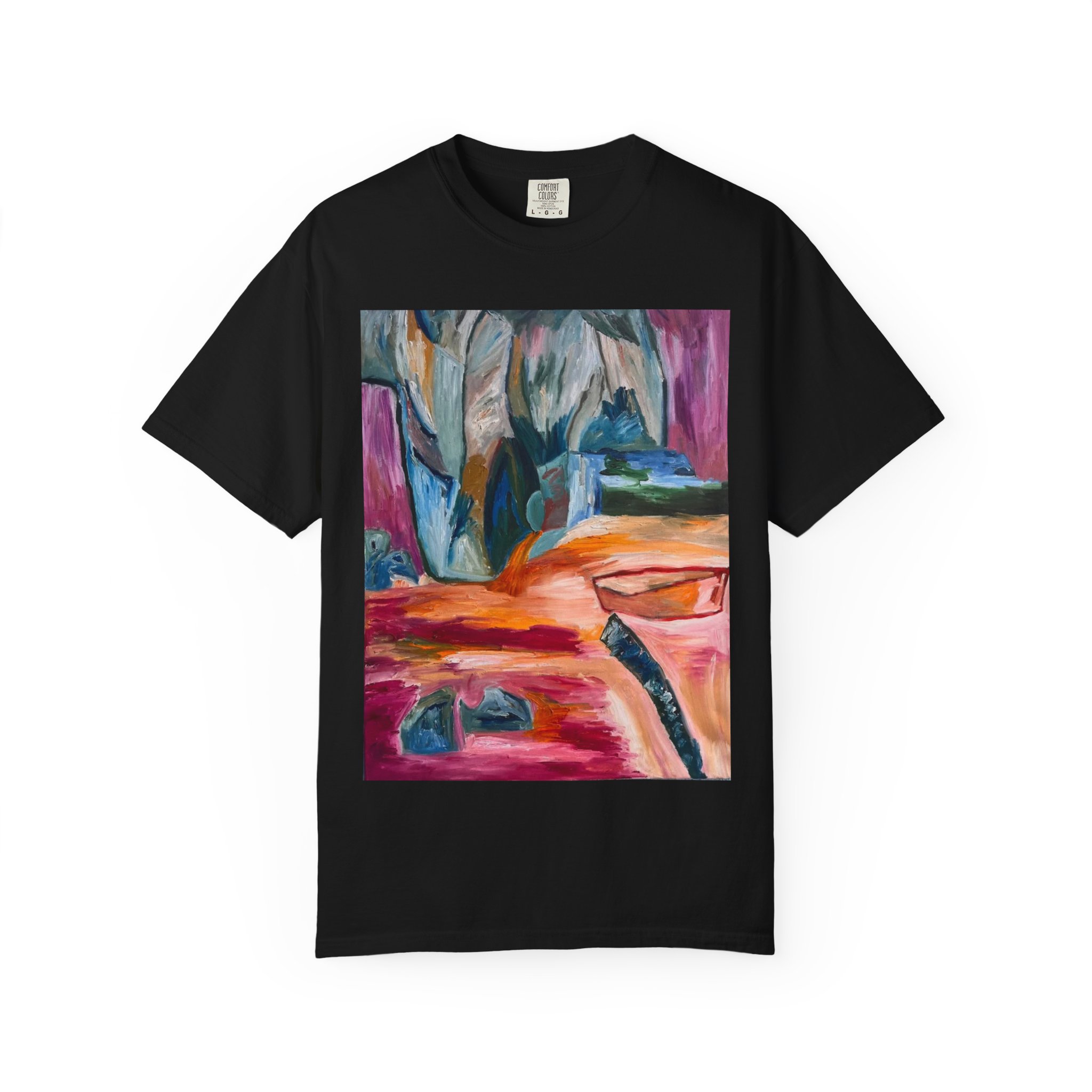 Boat in the Sand Art T-Shirt - Image 49