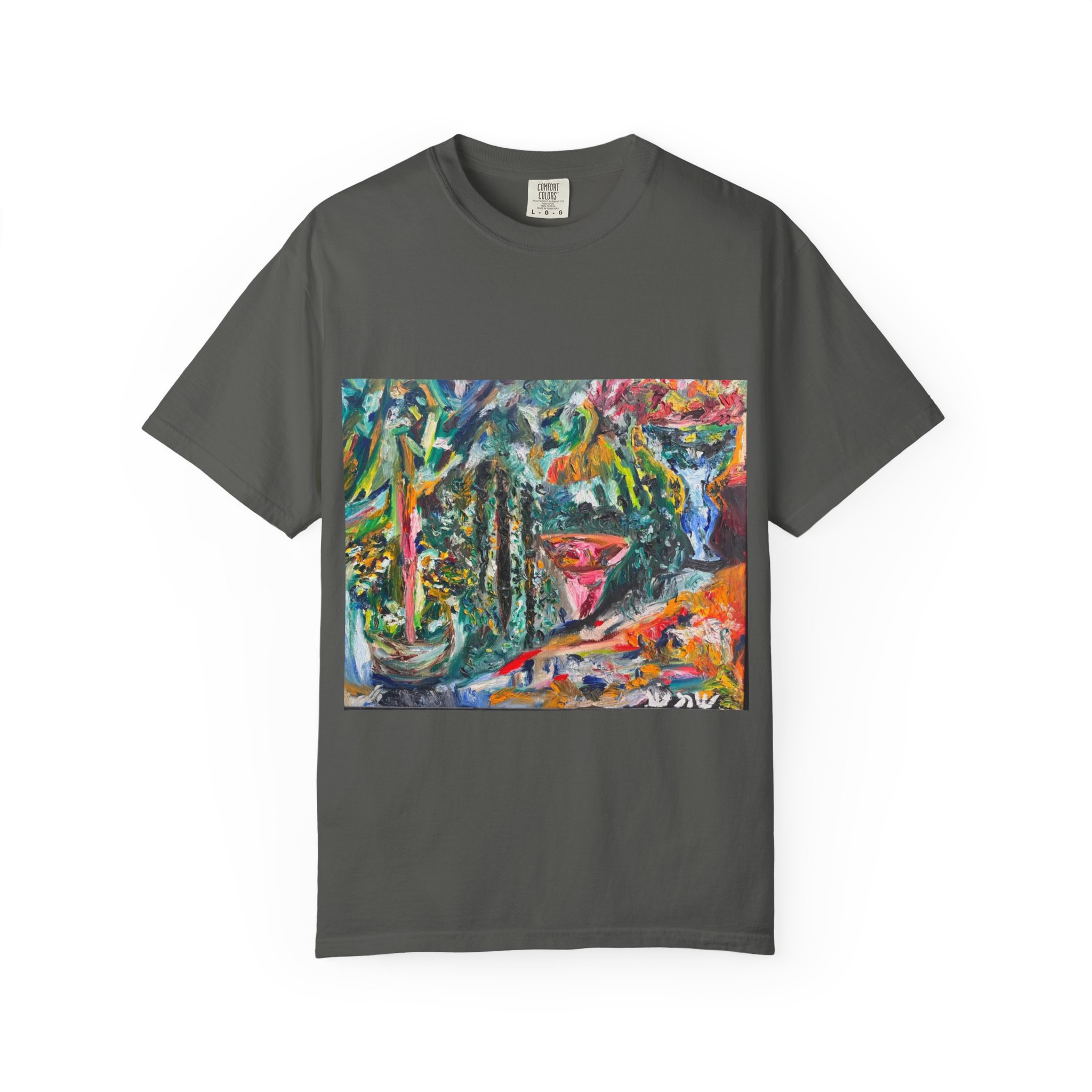 Backyard Simi Valley Art T-Shirt - Image 29