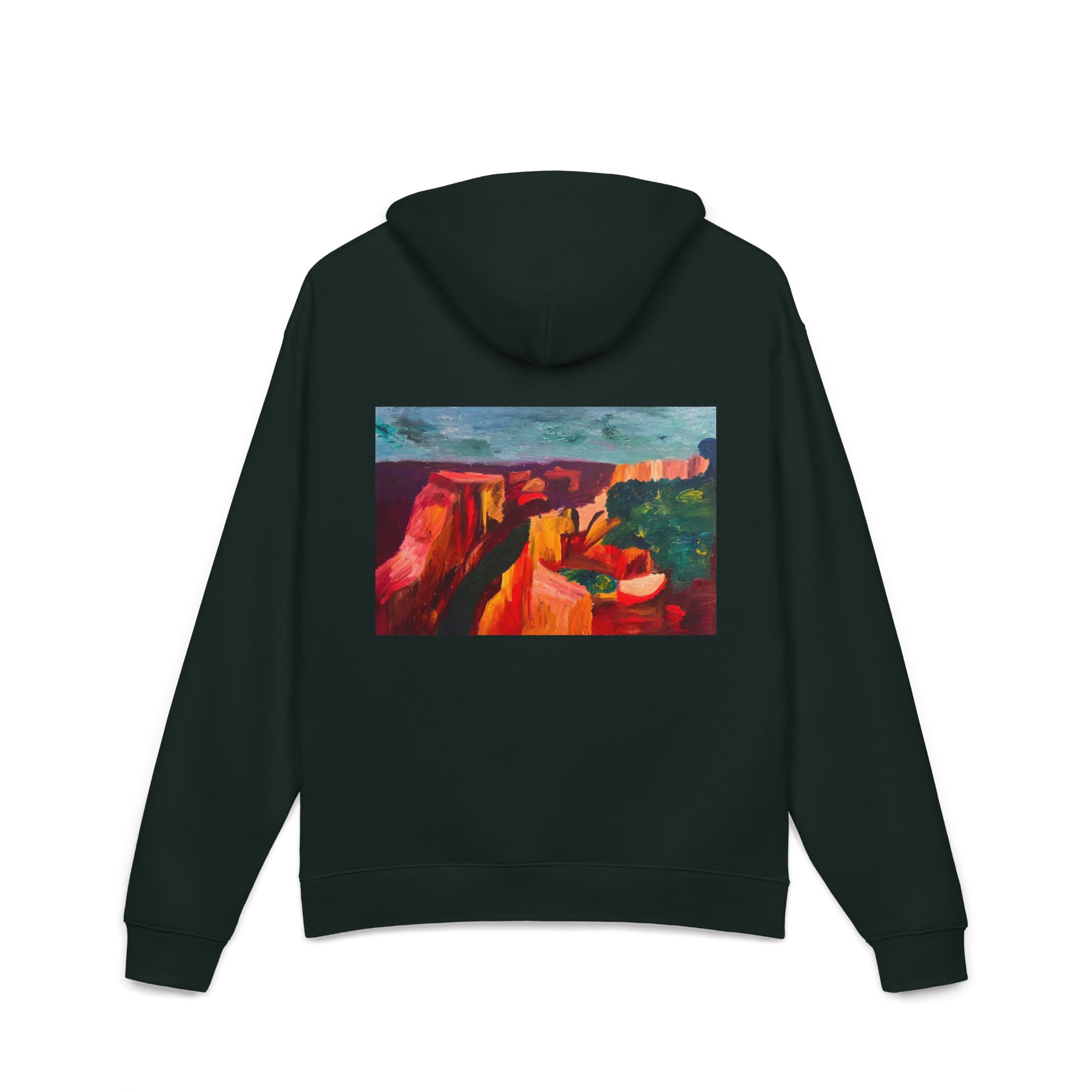 Grand Canyon Vishnu Schist Art Pullover Hoodie - Image 10