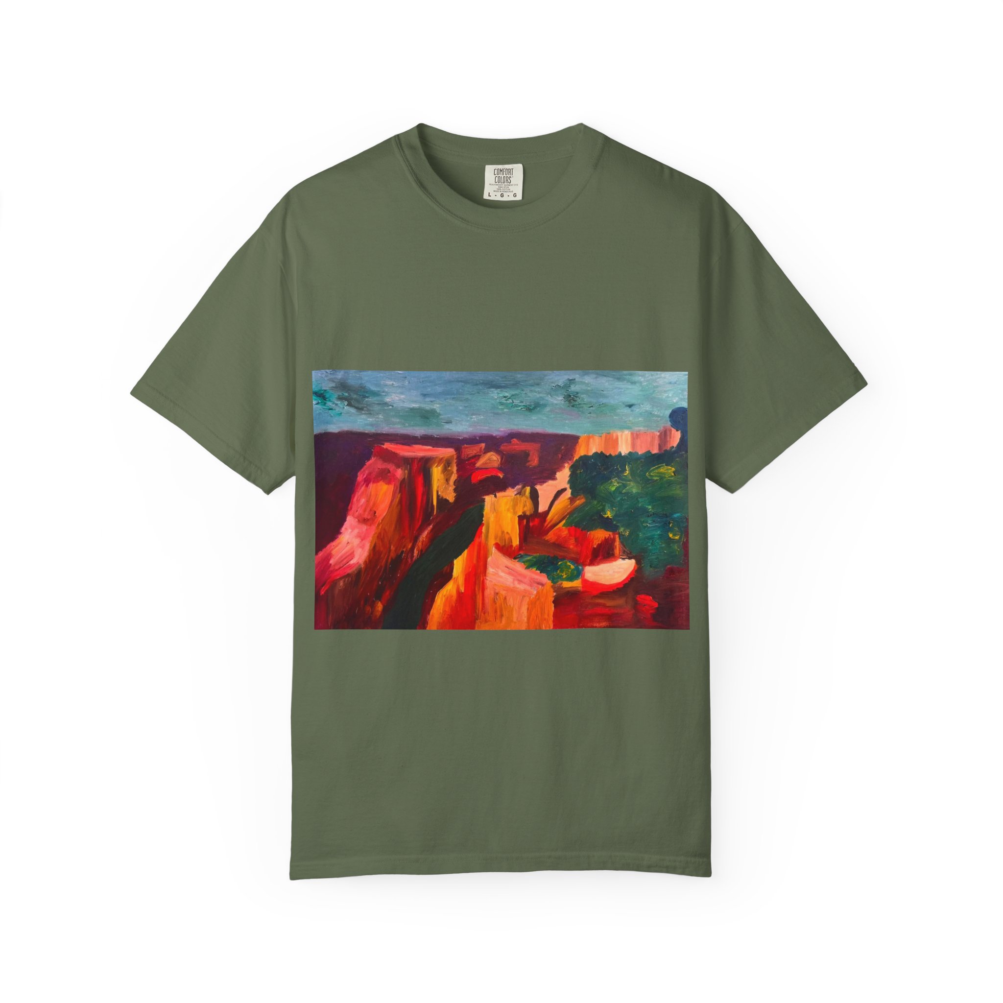 Grand Canyon Vishnu Schist Art T-Shirt - Image 37