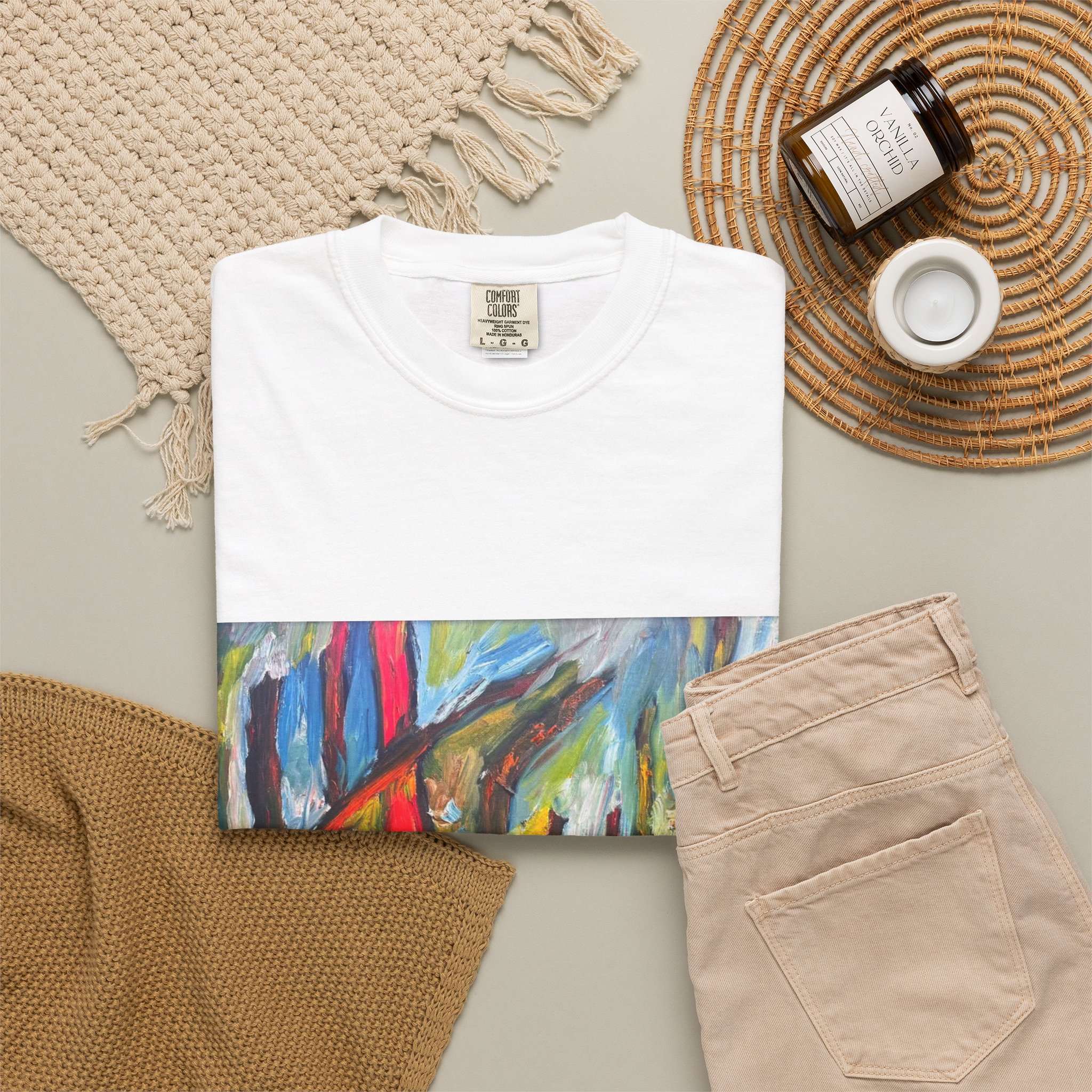House in the Woods Art T-Shirt - Image 4