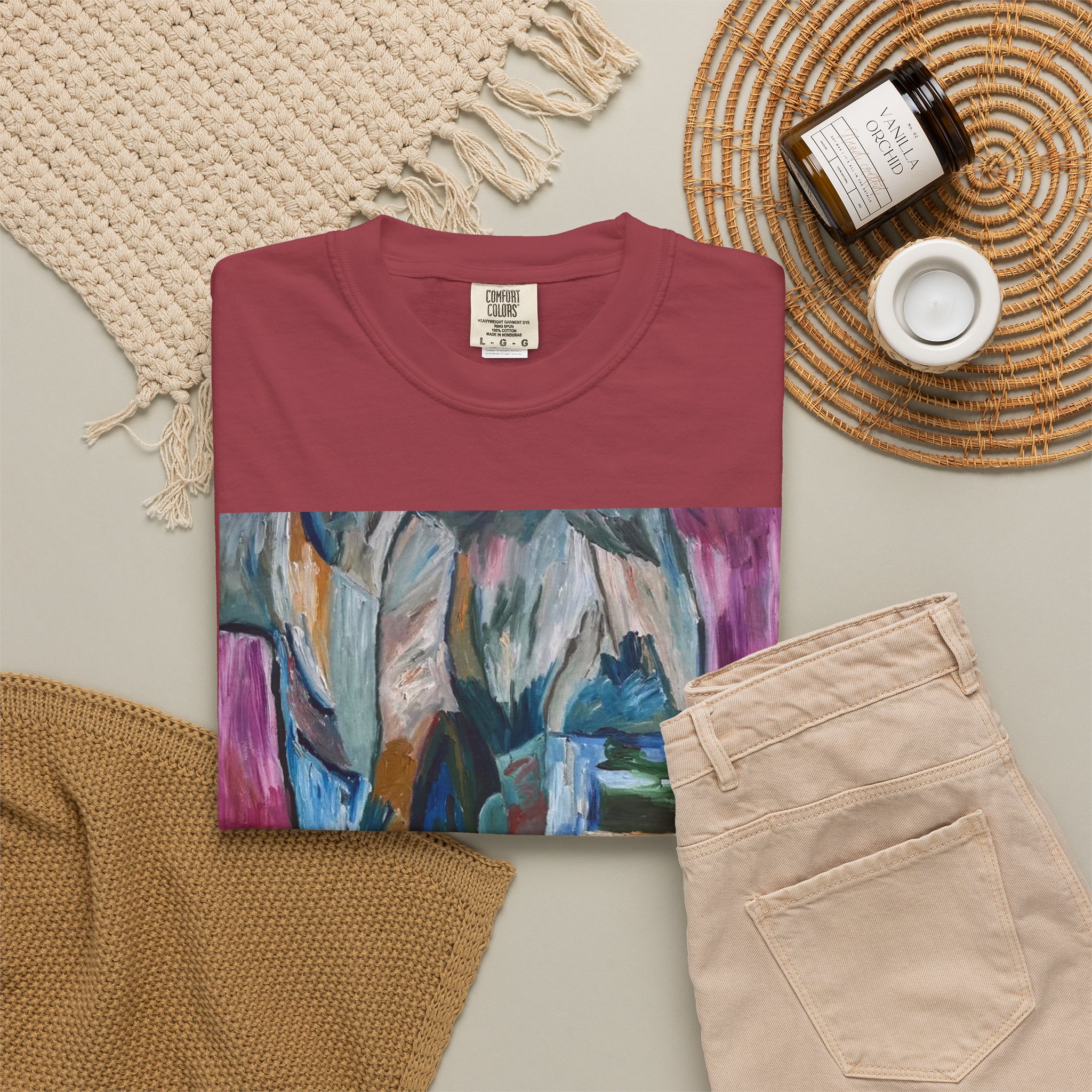 Boat in the Sand Art T-Shirt - Image 56