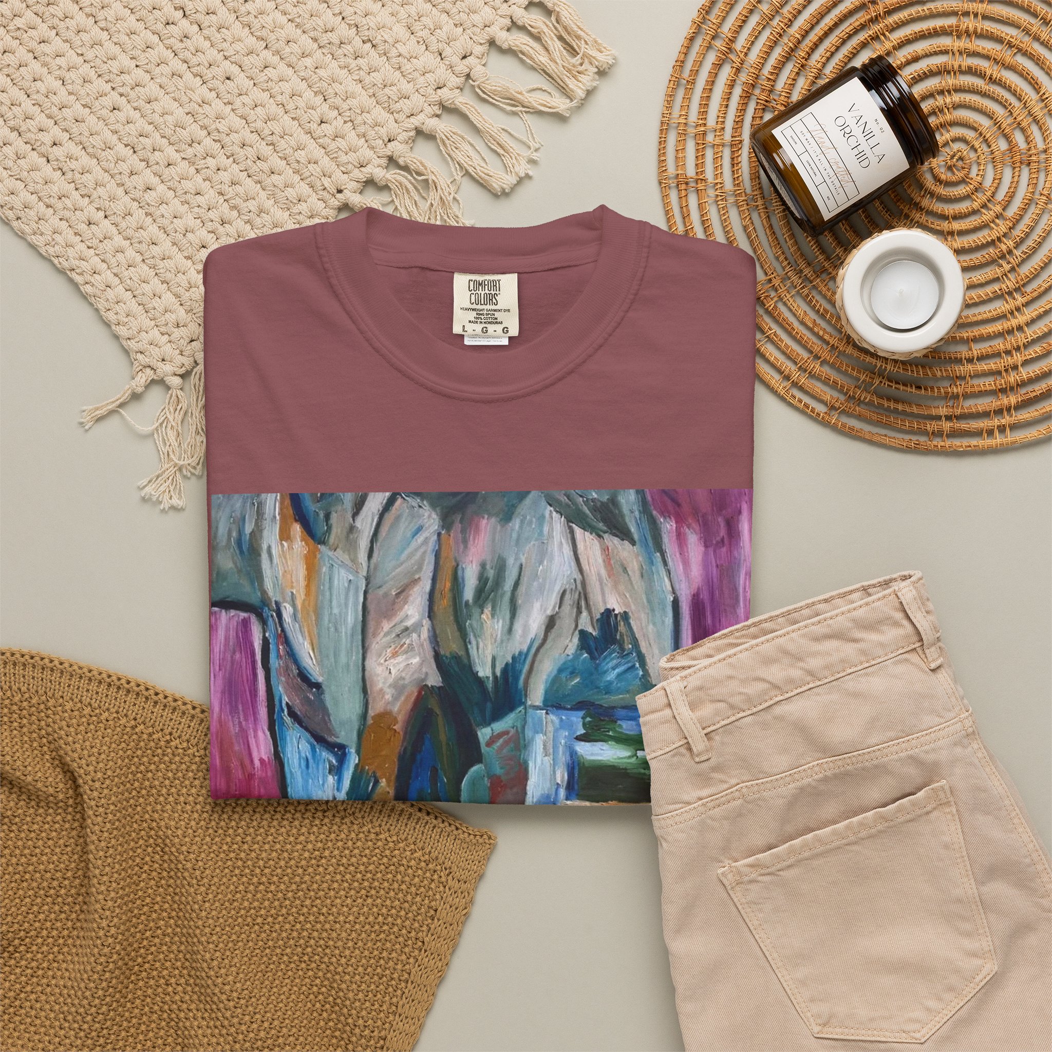 Boat in the Sand Art T-Shirt - Image 12