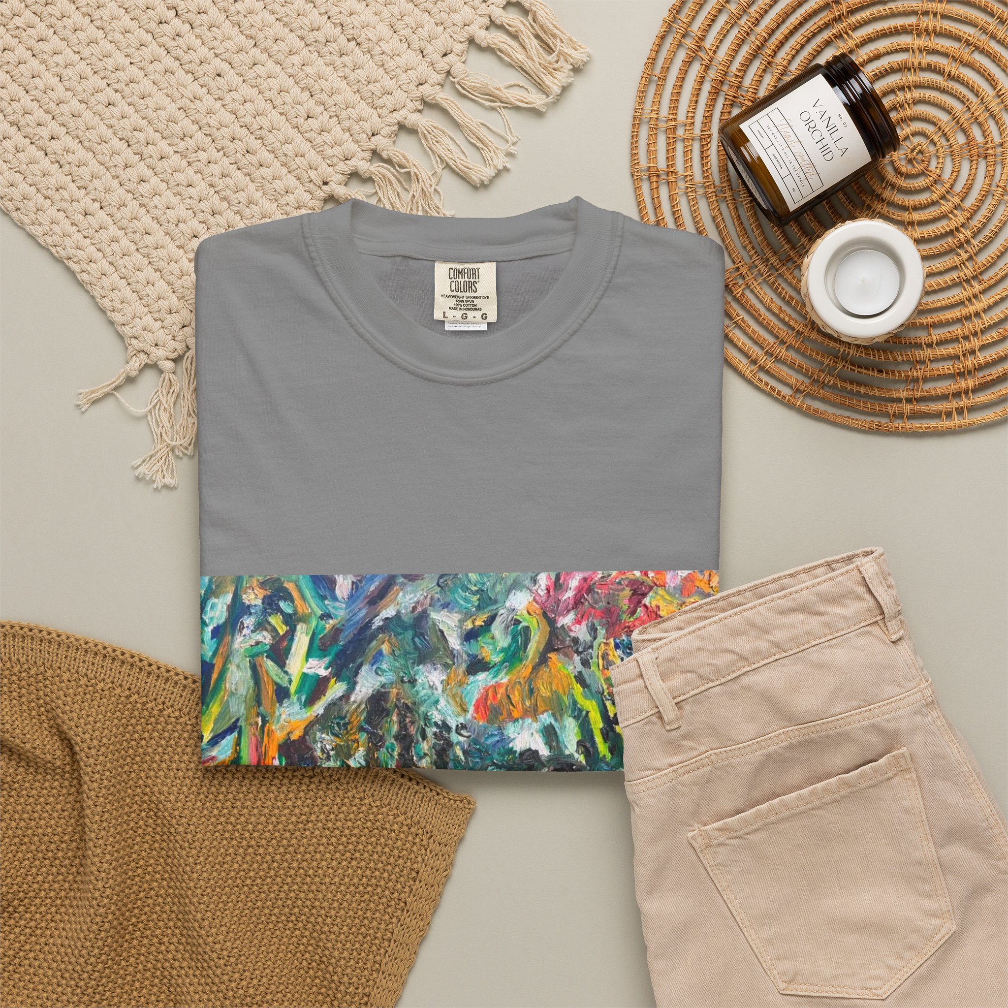 Backyard Simi Valley Art T-Shirt - Image 36