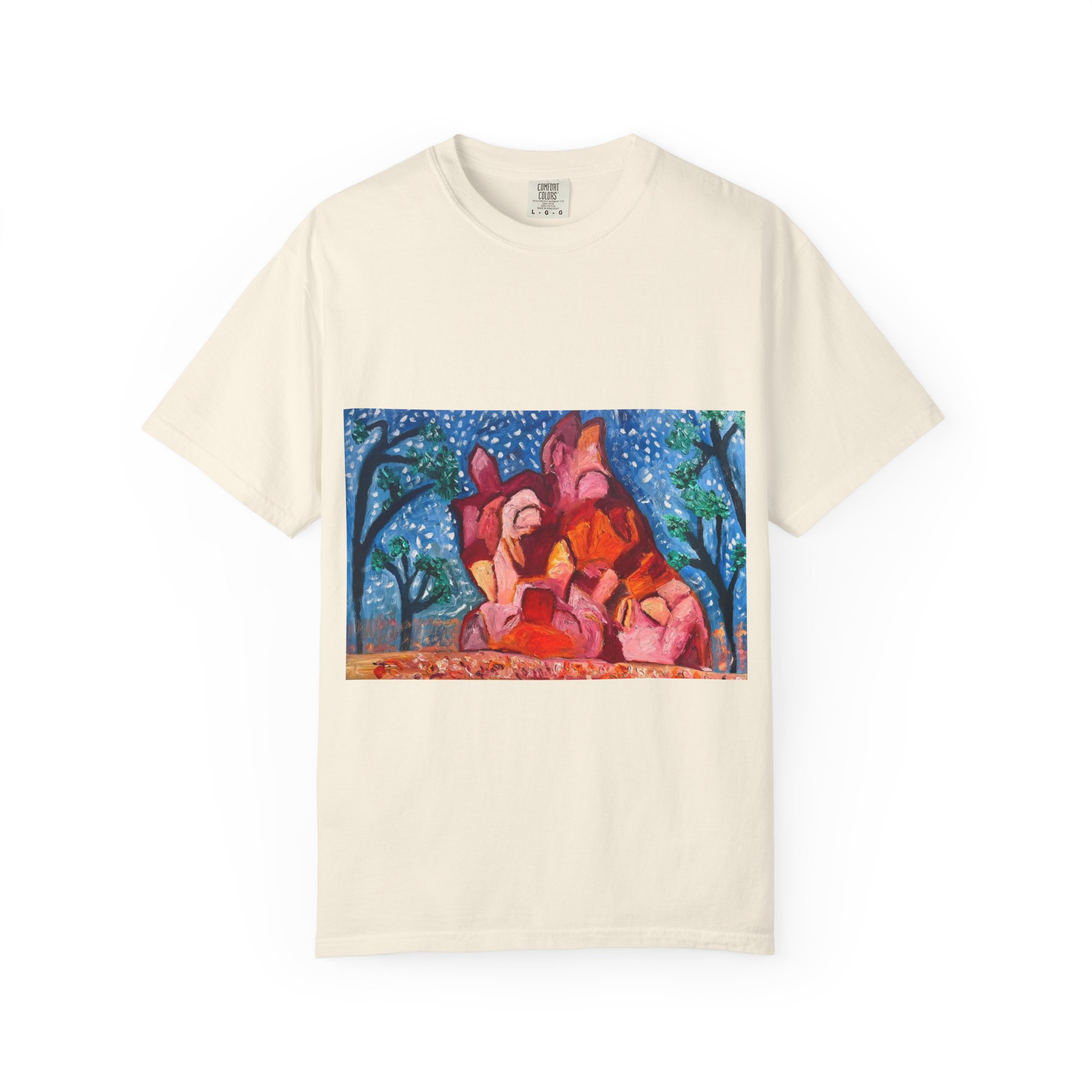 Love Mountain Joshua Tree National Park Art T-Shirt - Image 13