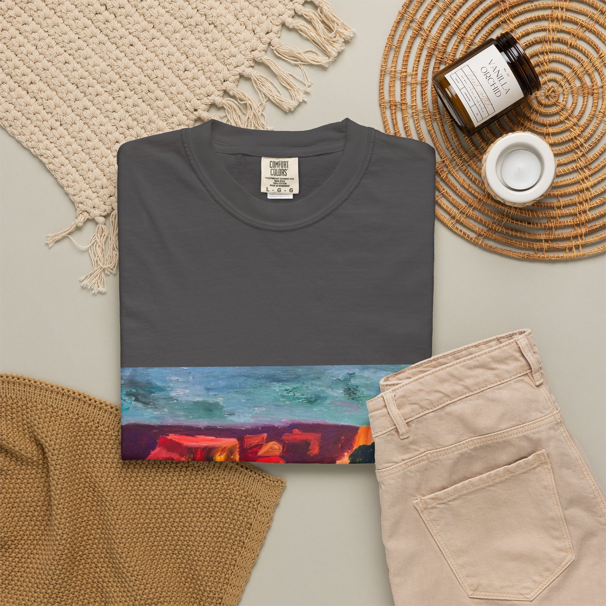 Grand Canyon Vishnu Schist Art T-Shirt - Image 48