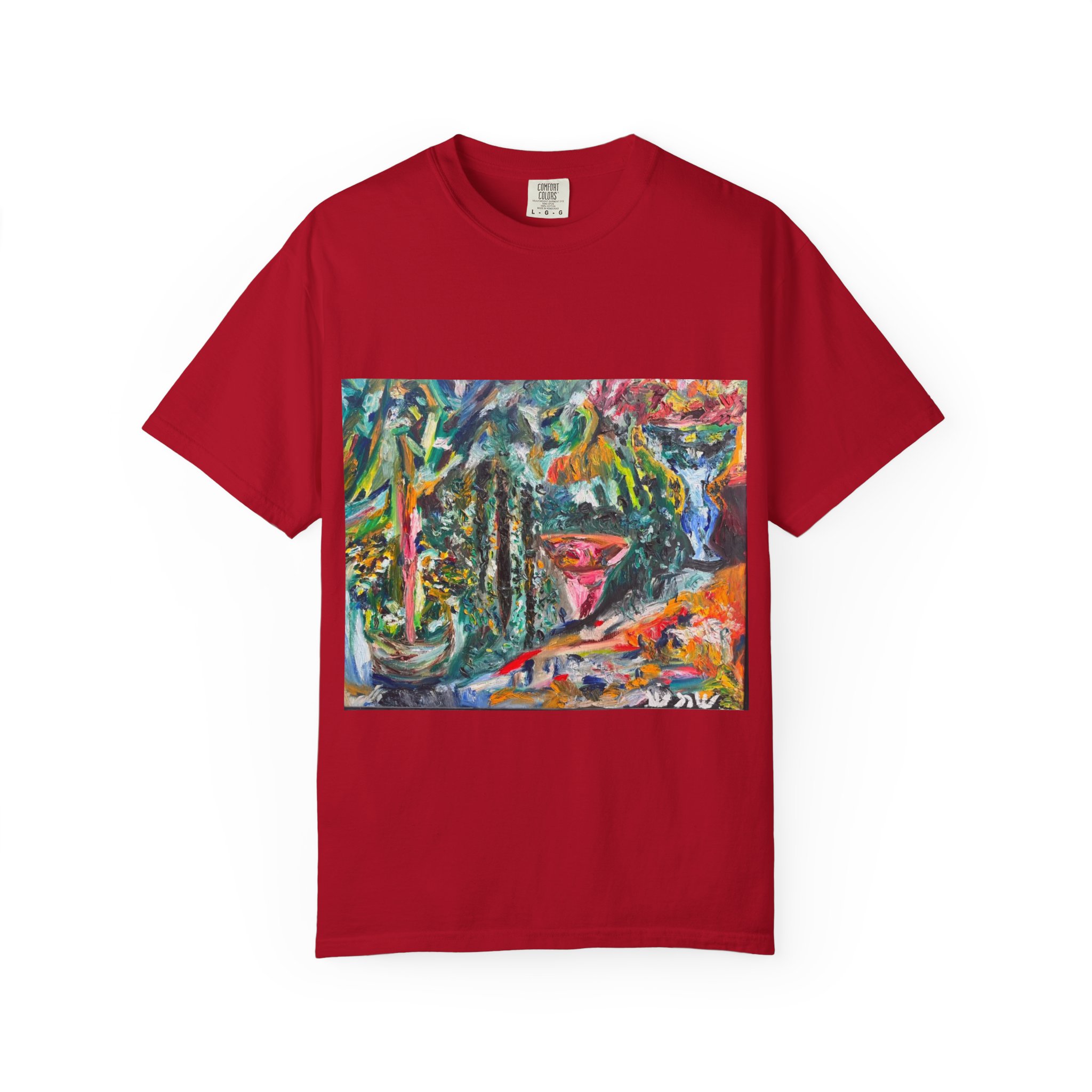 Backyard Simi Valley Art T-Shirt - Image 57