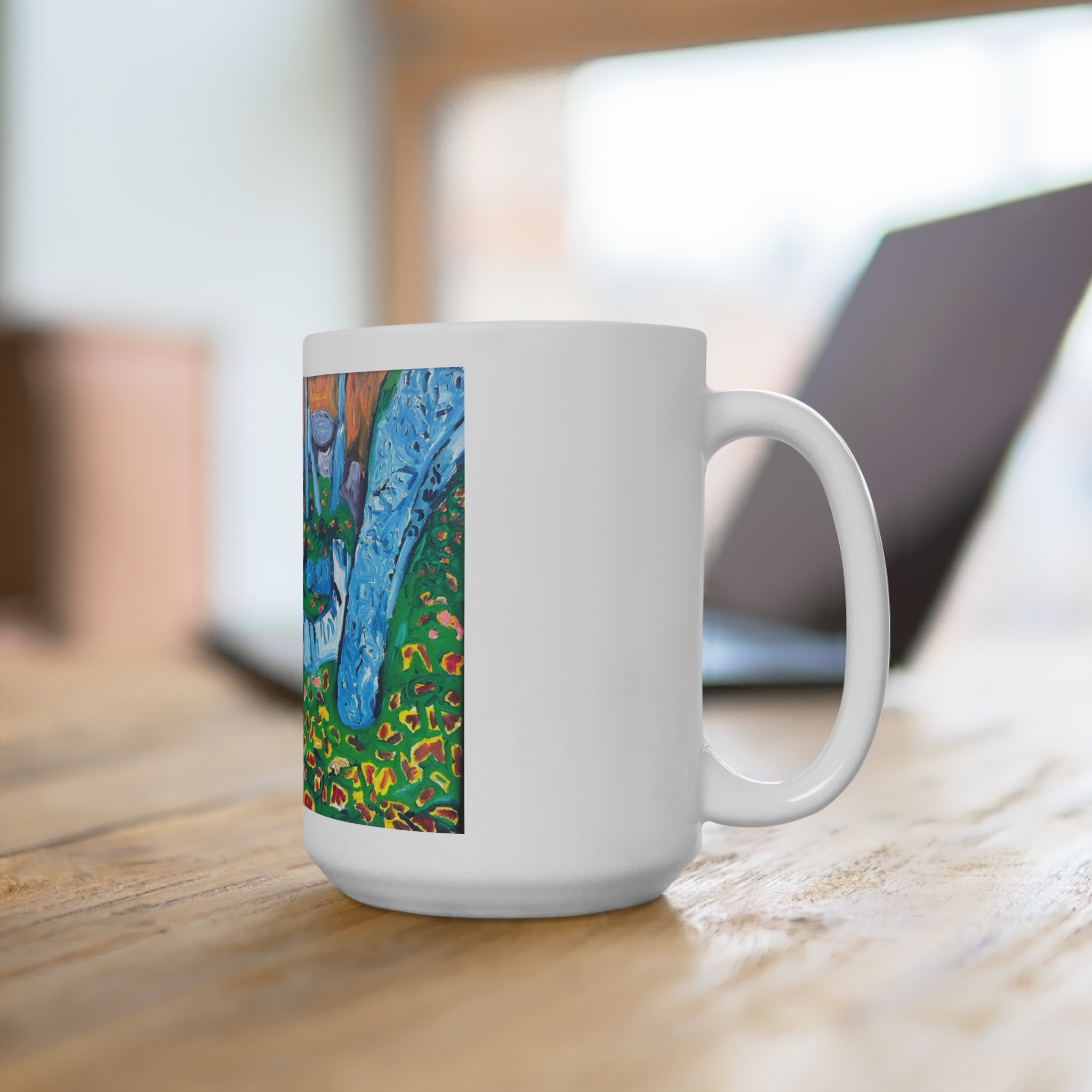 Sequoia National Park Ce n’est pas un pied Art Coffee Cup - Image 4