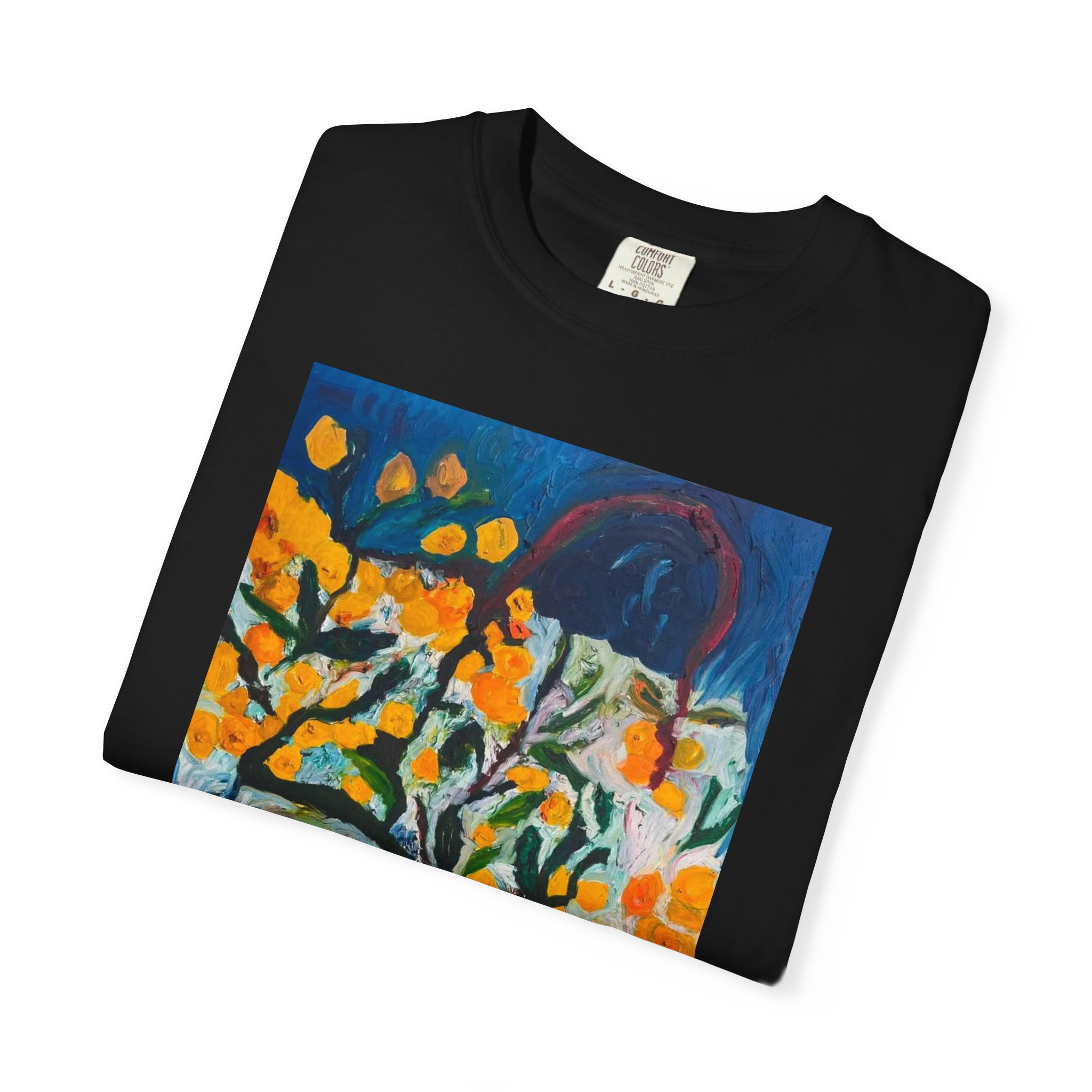 Backyard Lemon Tree Art T-Shirt - Image 51