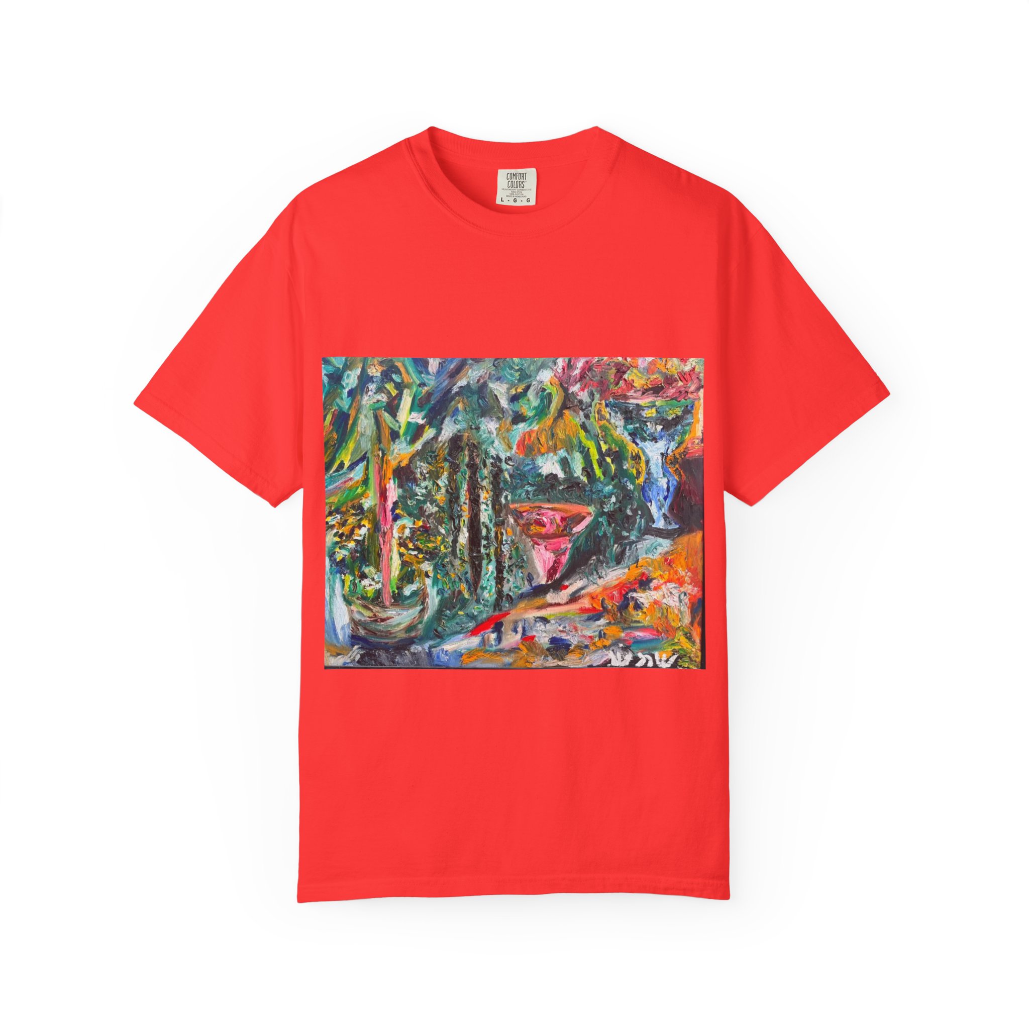 Backyard Simi Valley Art T-Shirt - Image 5