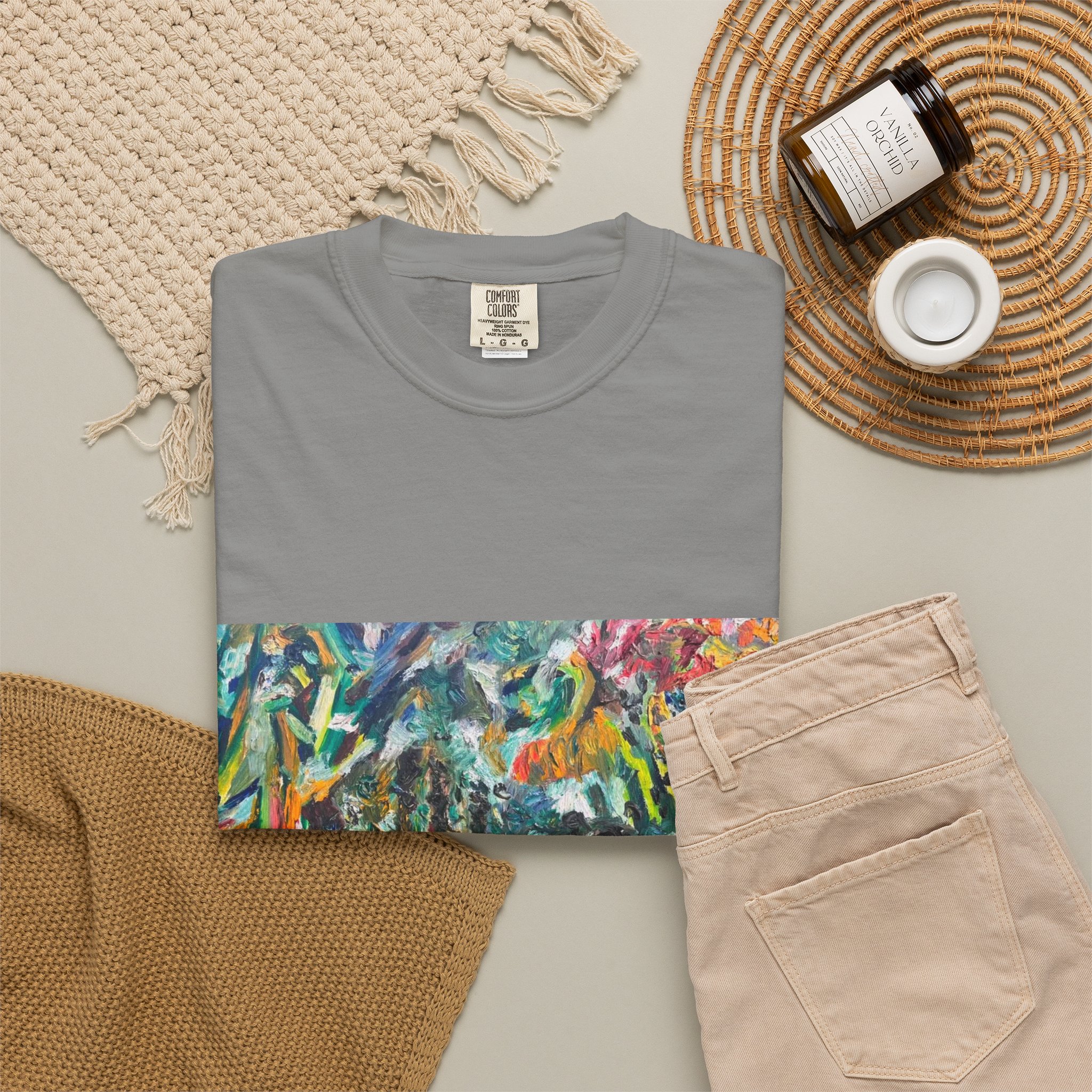 Backyard Simi Valley Art T-Shirt - Image 44