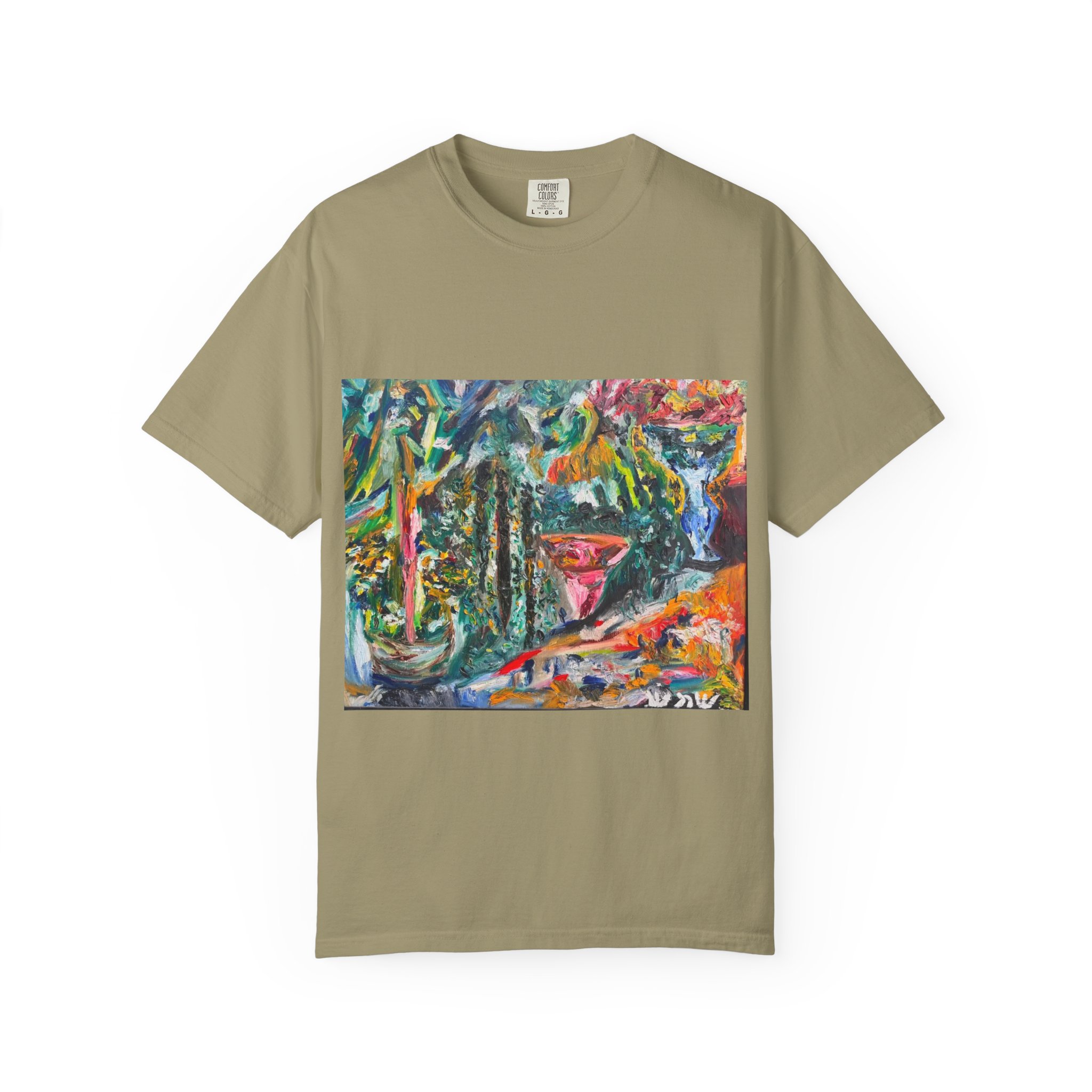 Backyard Simi Valley Art T-Shirt - Image 17