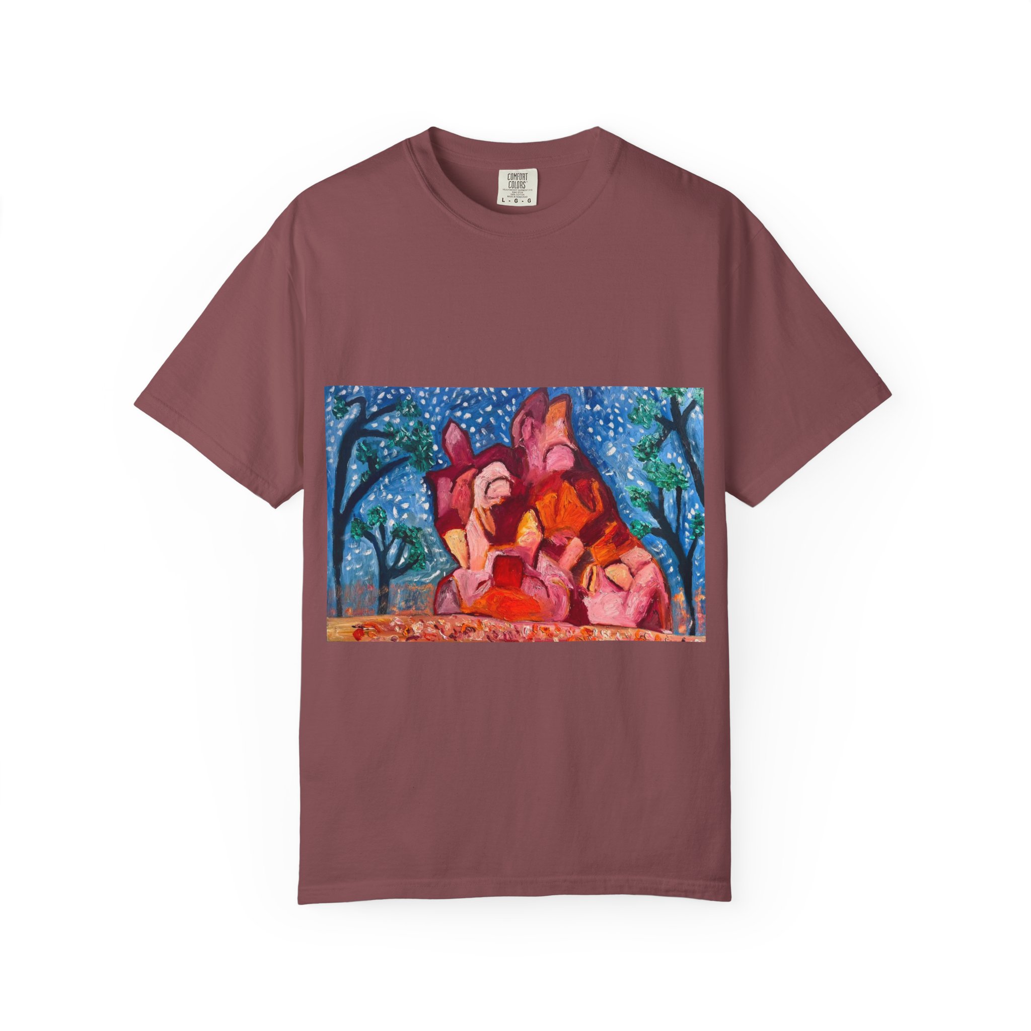 Love Mountain Joshua Tree National Park Art T-Shirt - Image 9
